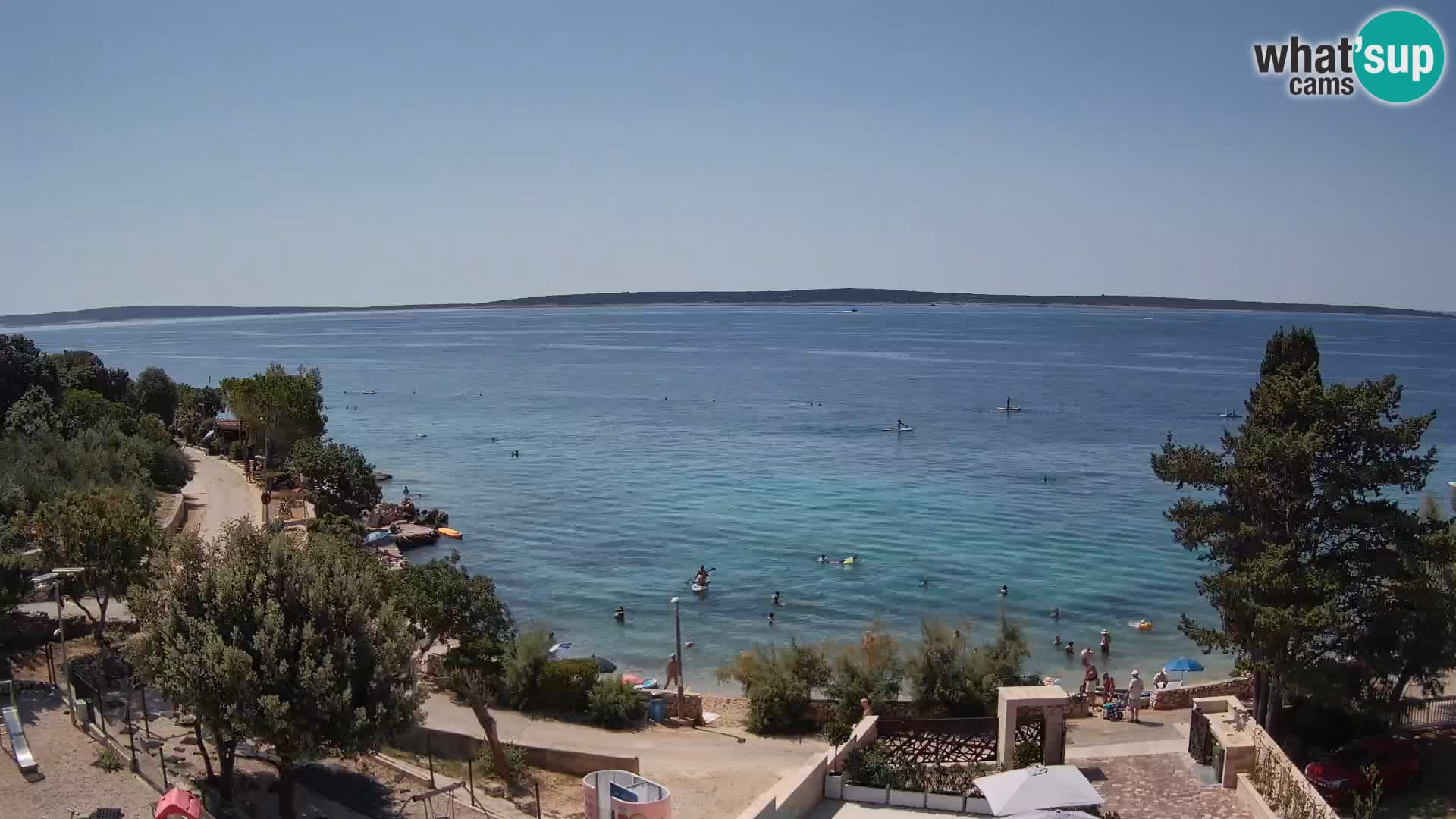 Webcam Playa Male Mandre en directo – Isla de Pag