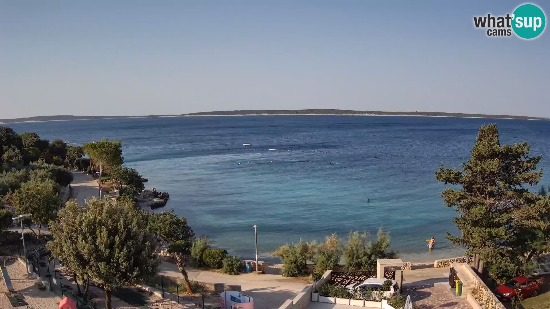 Webcam Playa Male Mandre en directo – Isla de Pag
