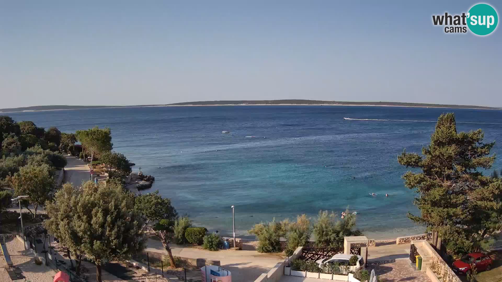 Webcam Plaža Male Mandre – Live View from Pag Island