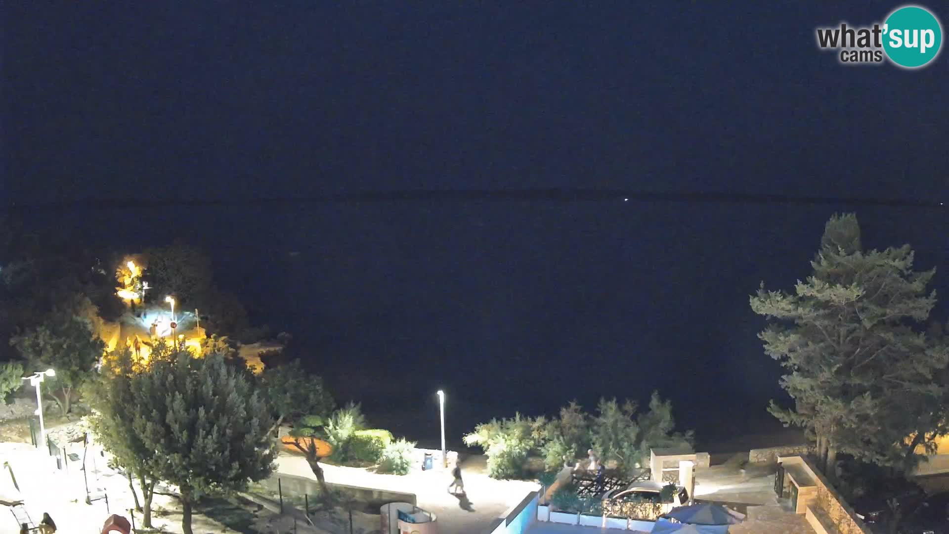 Webcam Plaža Male Mandre – Live View from Pag Island