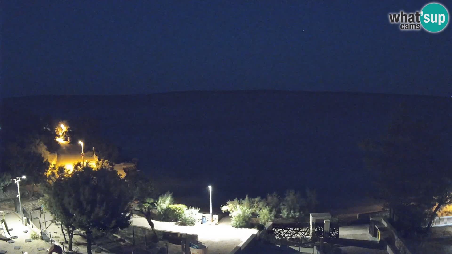 Webcam Plaža Male Mandre – Live View from Pag Island