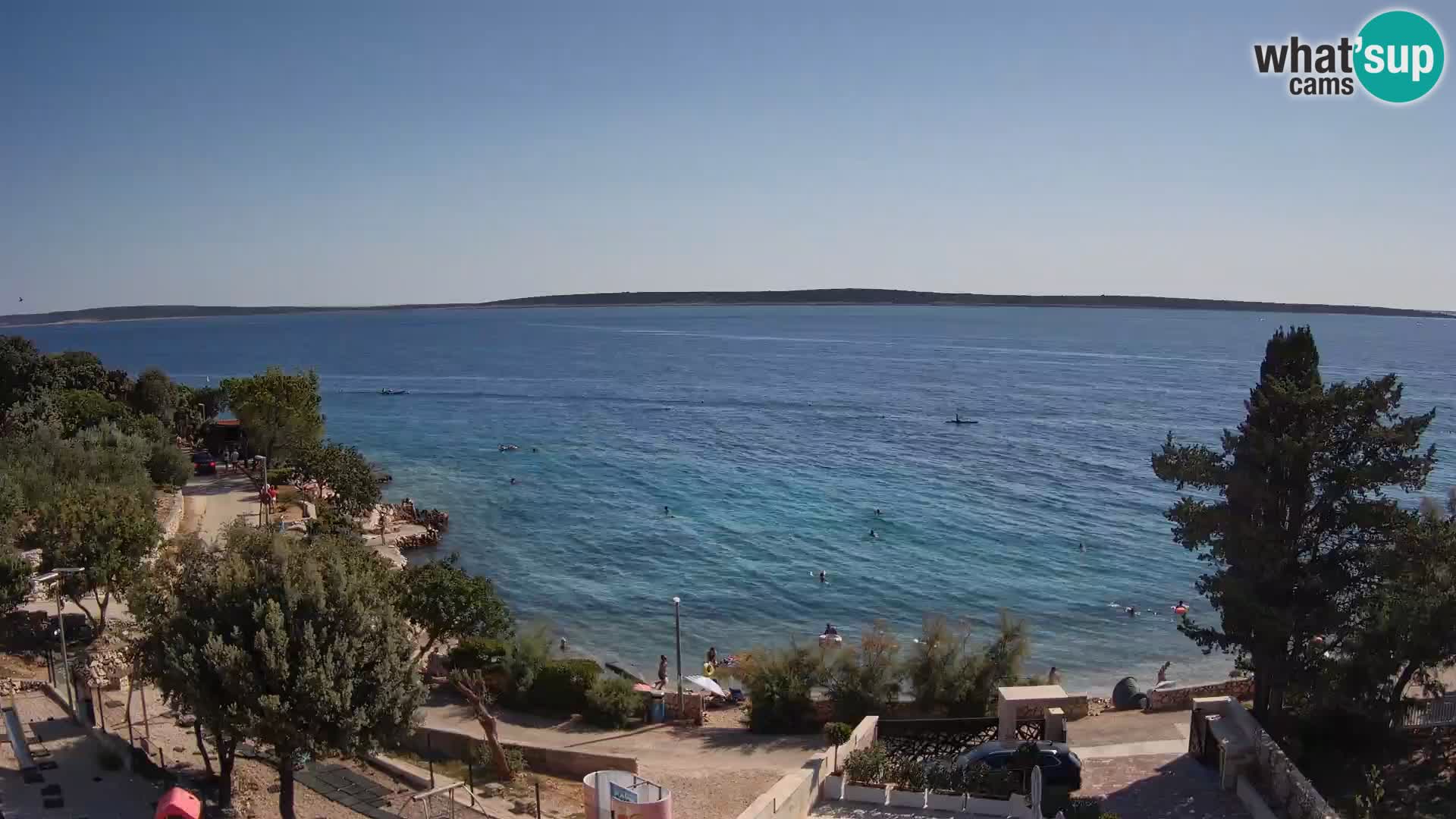 Webcam Playa Male Mandre en directo – Isla de Pag