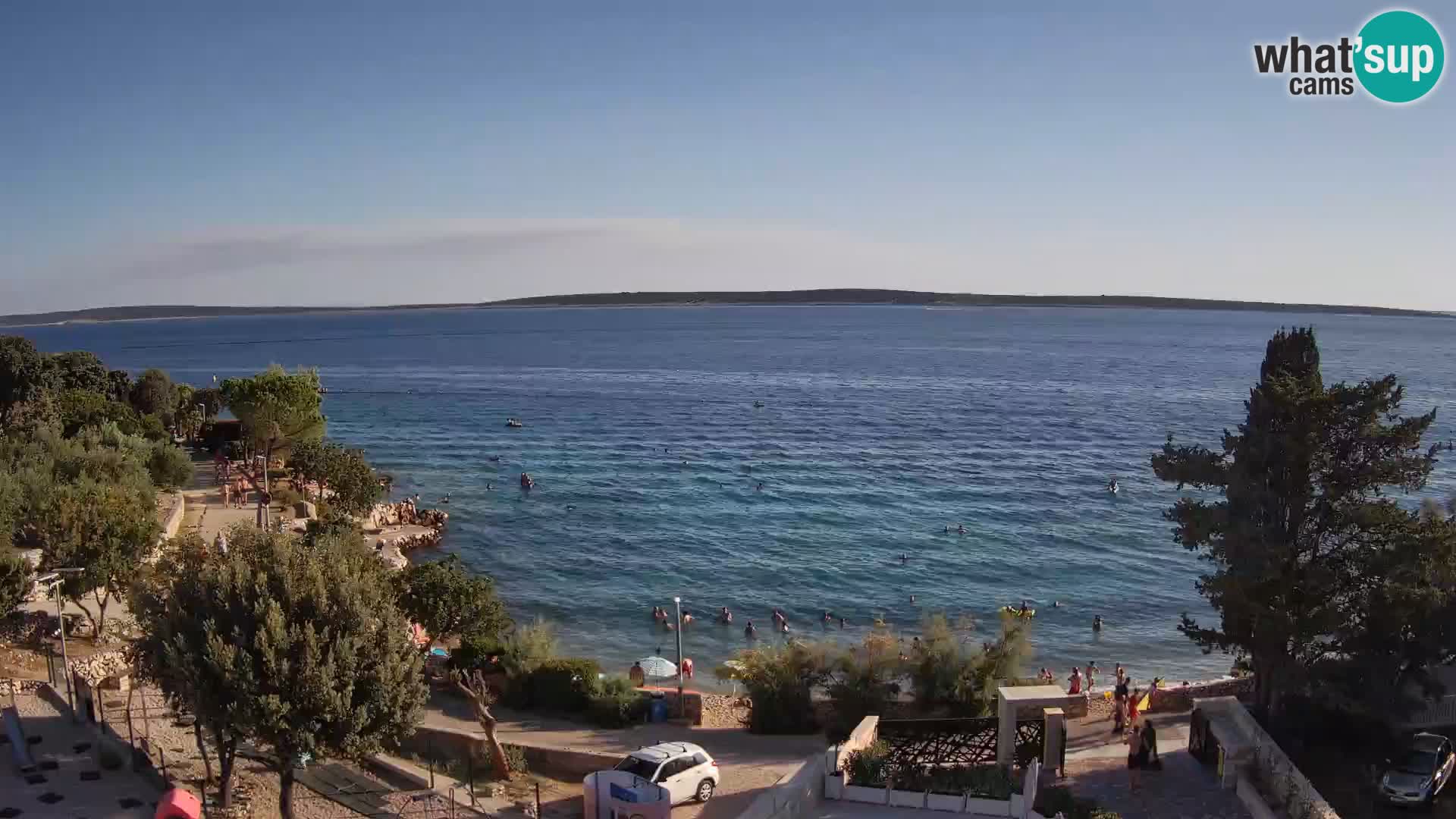 Webcam Playa Male Mandre en directo – Isla de Pag