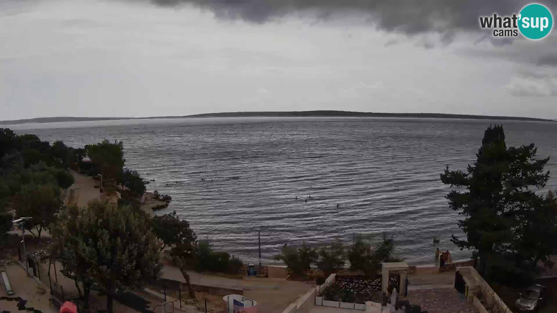 Webcam Plaža Male Mandre – Diretta dalla spiaggia sull’isola di Pag