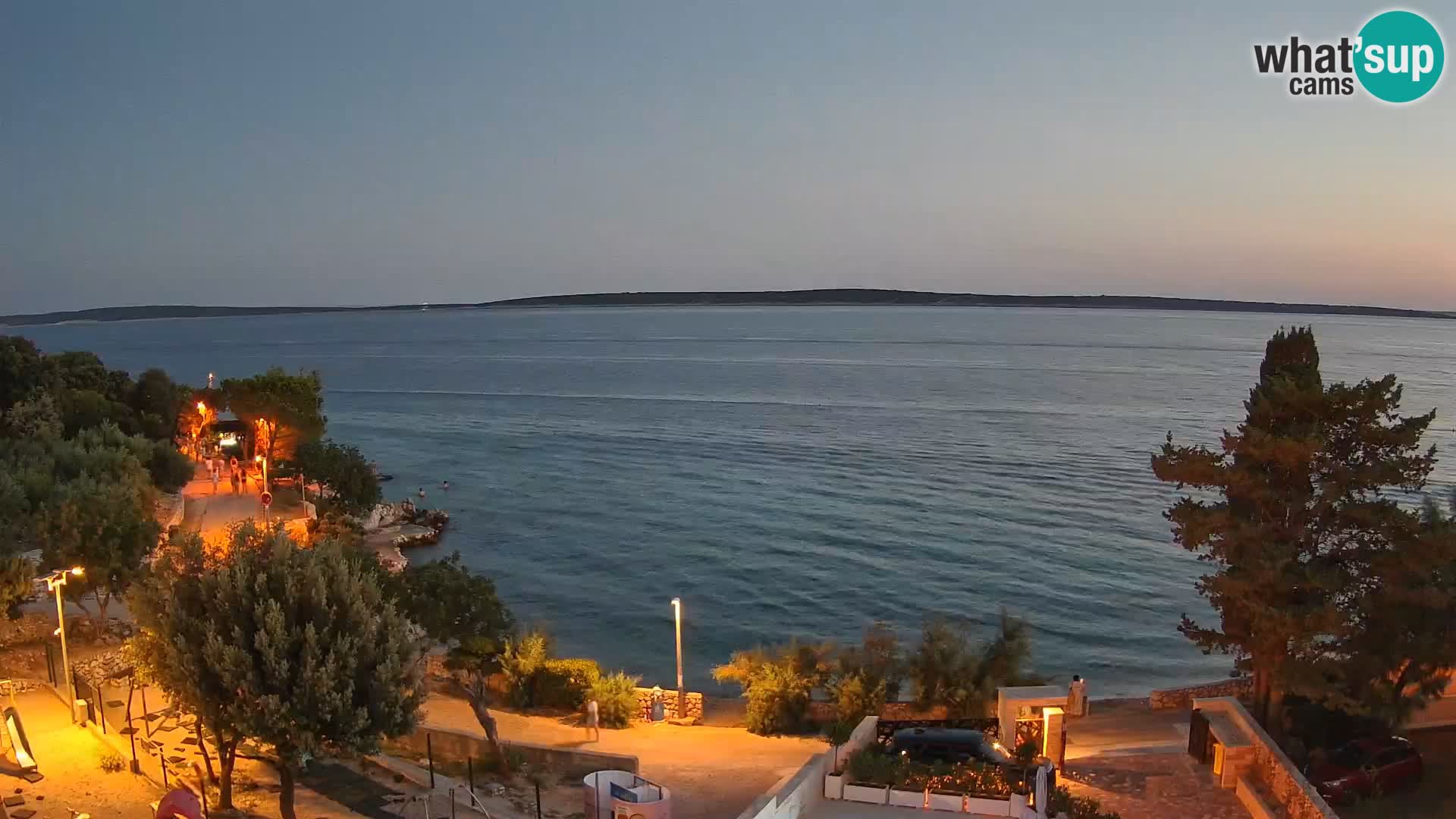 Webcam Playa Male Mandre en directo – Isla de Pag