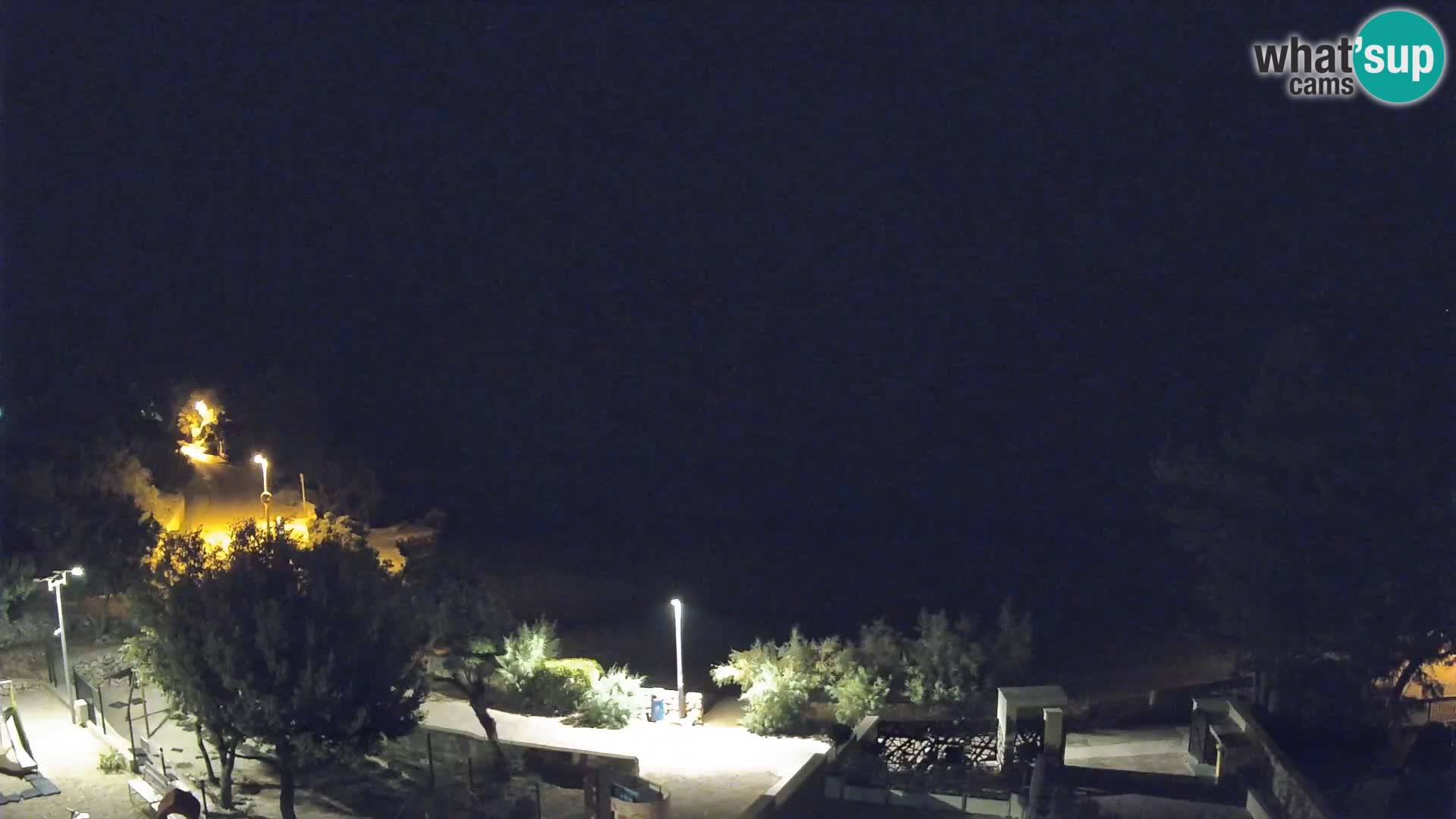 Webcam Plaža Male Mandre – Live View from Pag Island