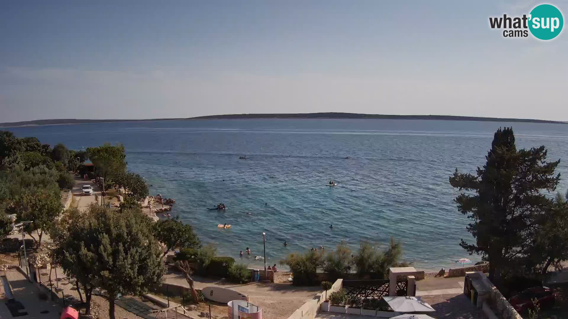 Webcam Playa Male Mandre en directo – Isla de Pag