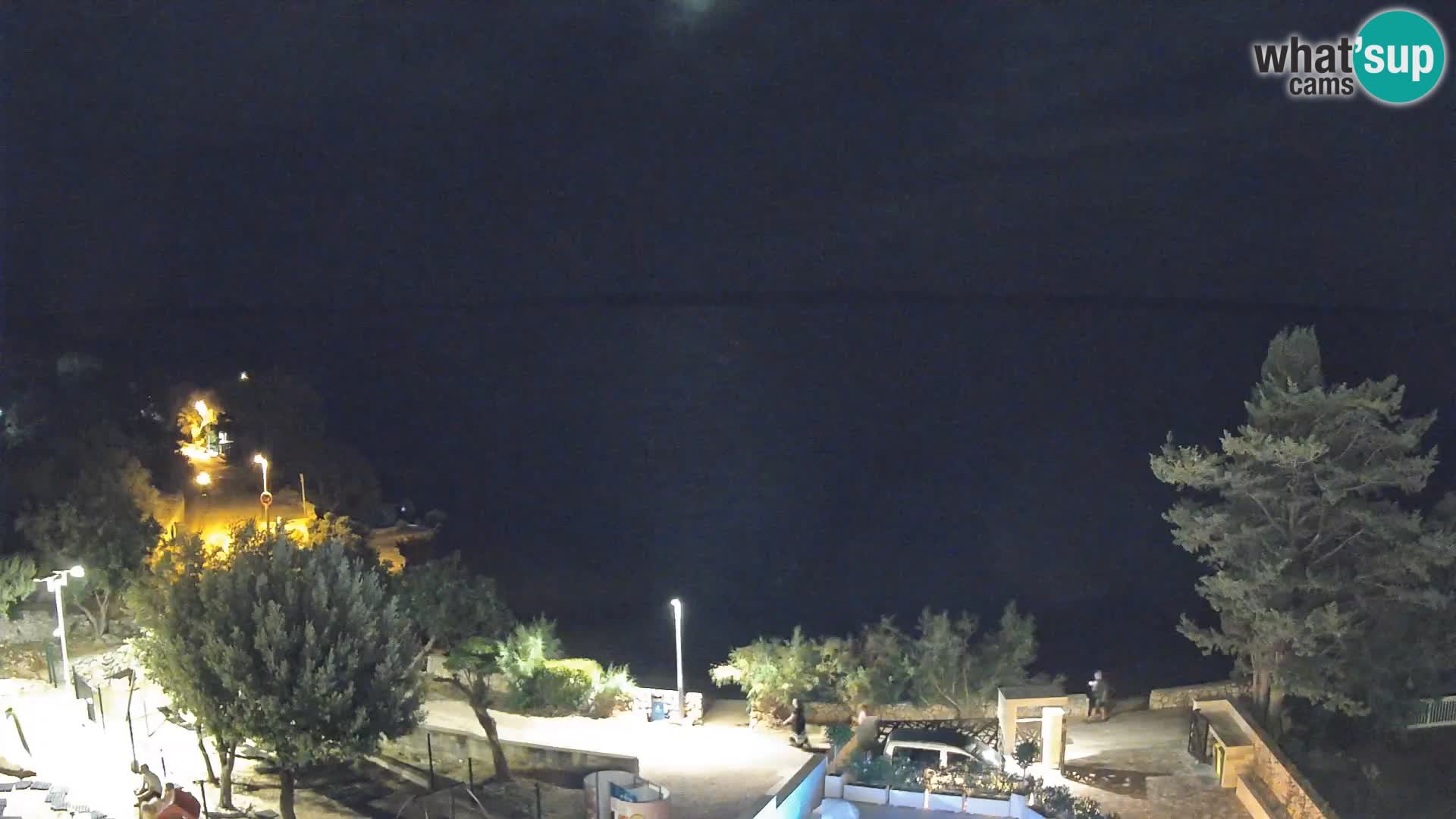 Webcam Plaža Male Mandre – Diretta dalla spiaggia sull’isola di Pag