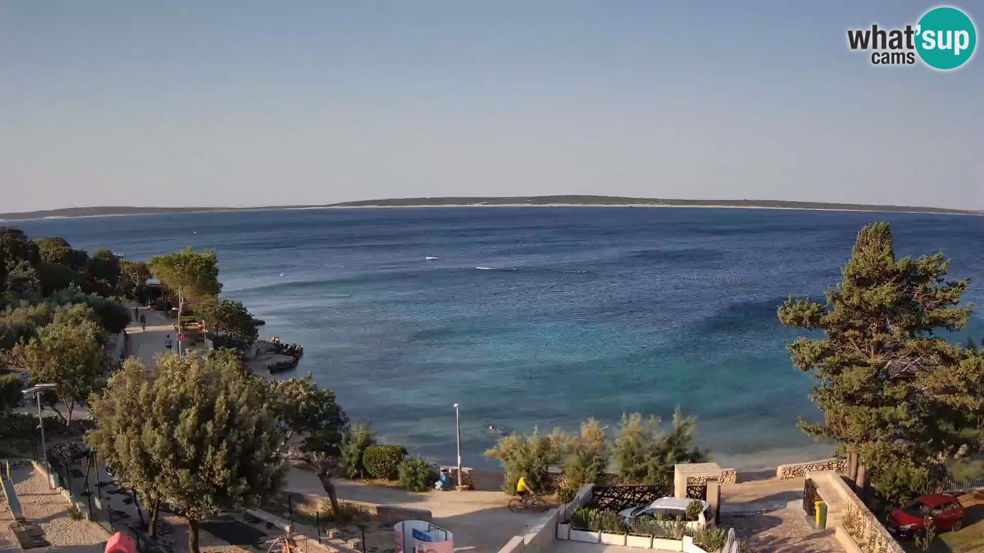 Webcam Plaža Male Mandre – Live View from Pag Island