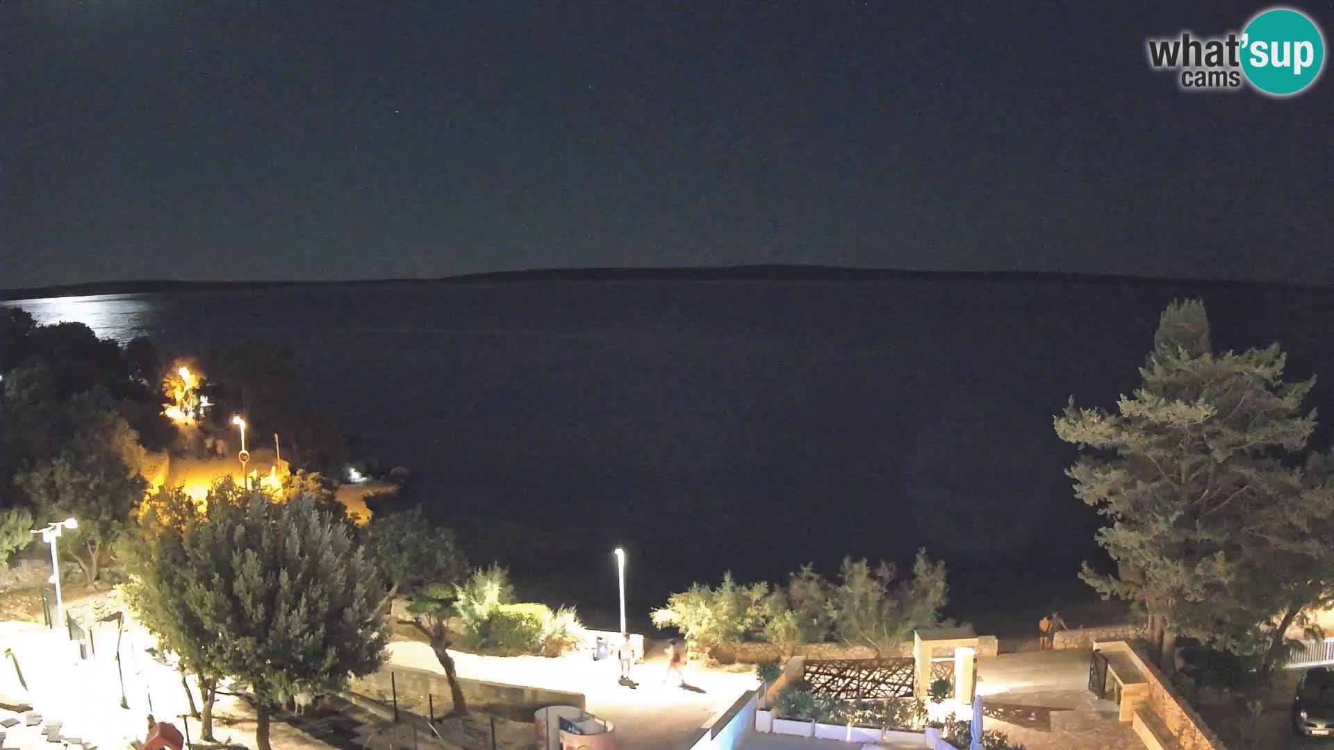 Webcam Plaža Male Mandre – Live View from Pag Island