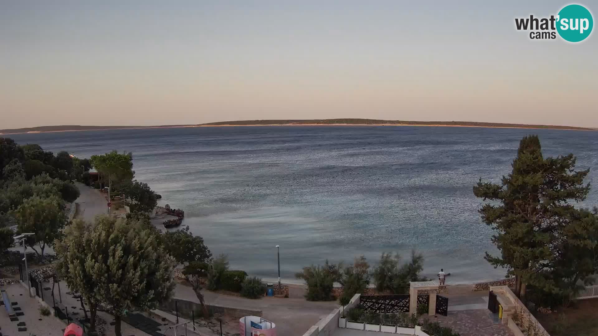 Webcam Playa Male Mandre en directo – Isla de Pag