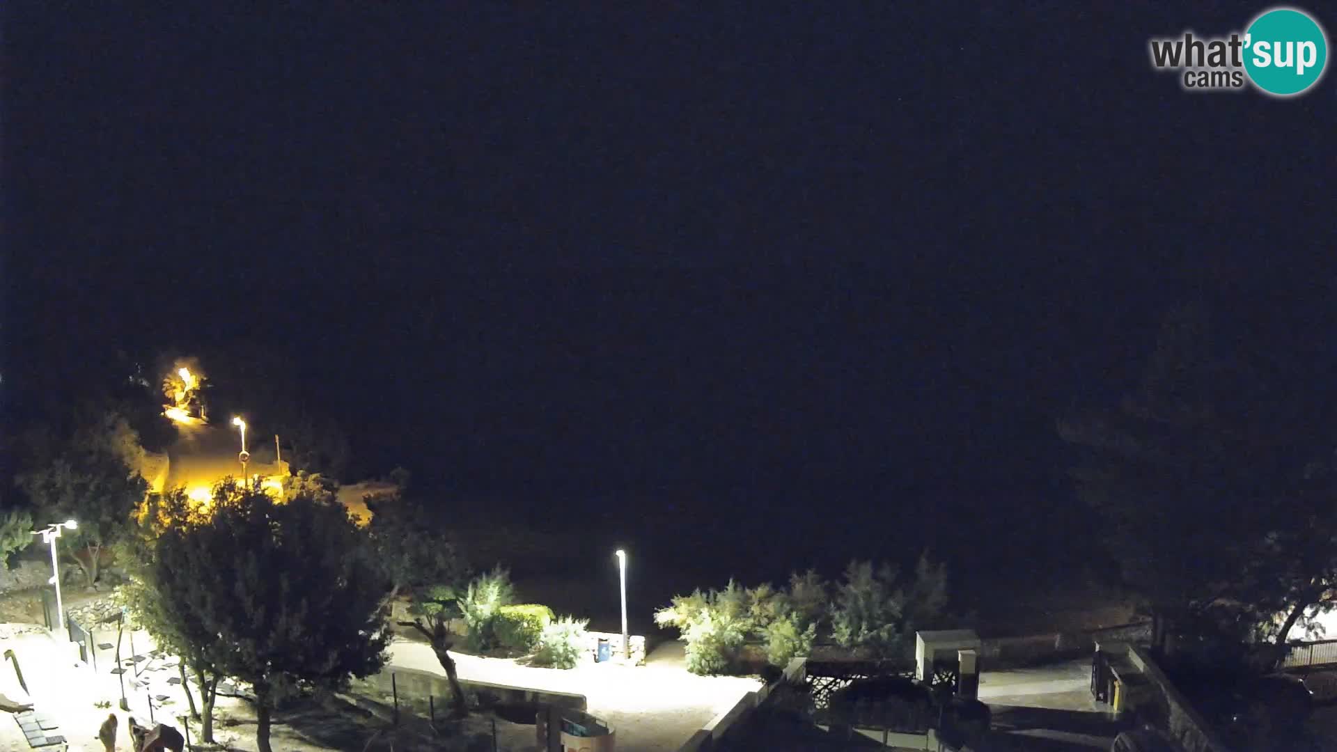 Webcam Strand Male Mandre – Liveblick von der Insel Pag