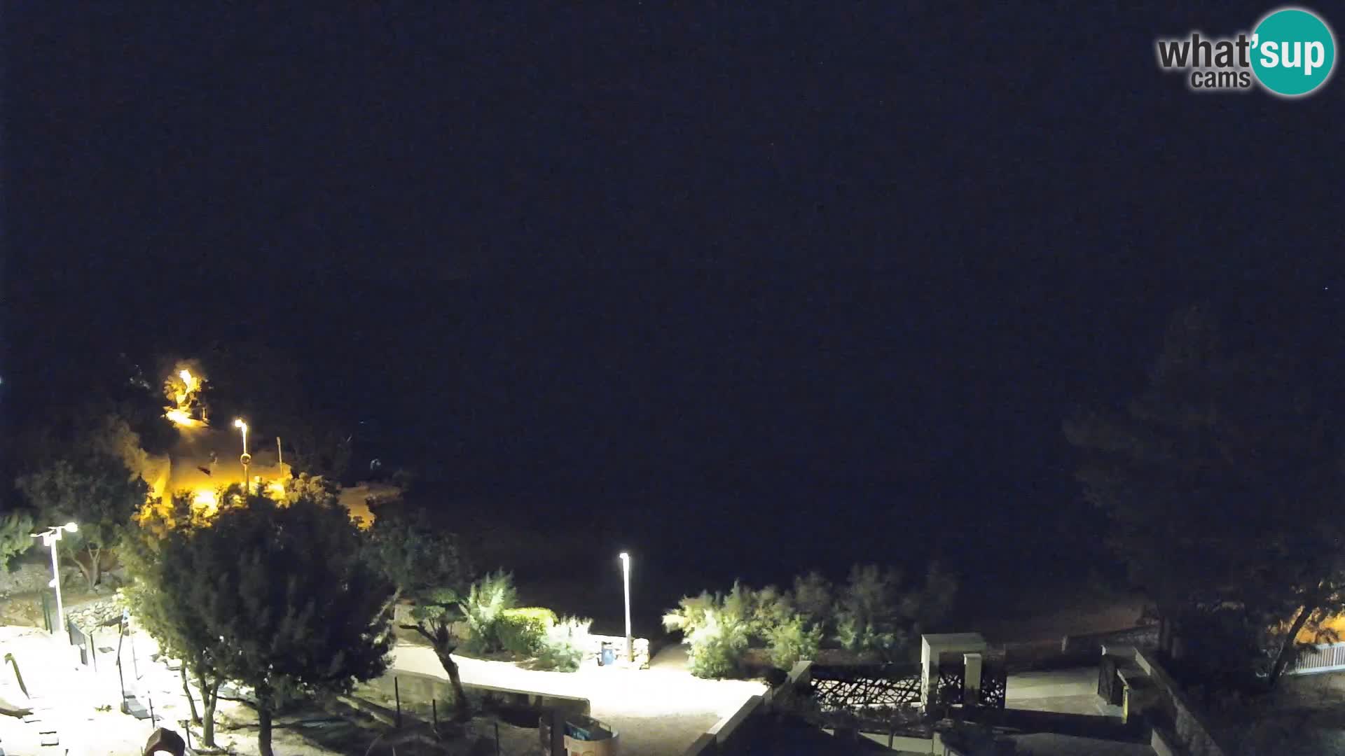 Webcam Strand Male Mandre – Liveblick von der Insel Pag