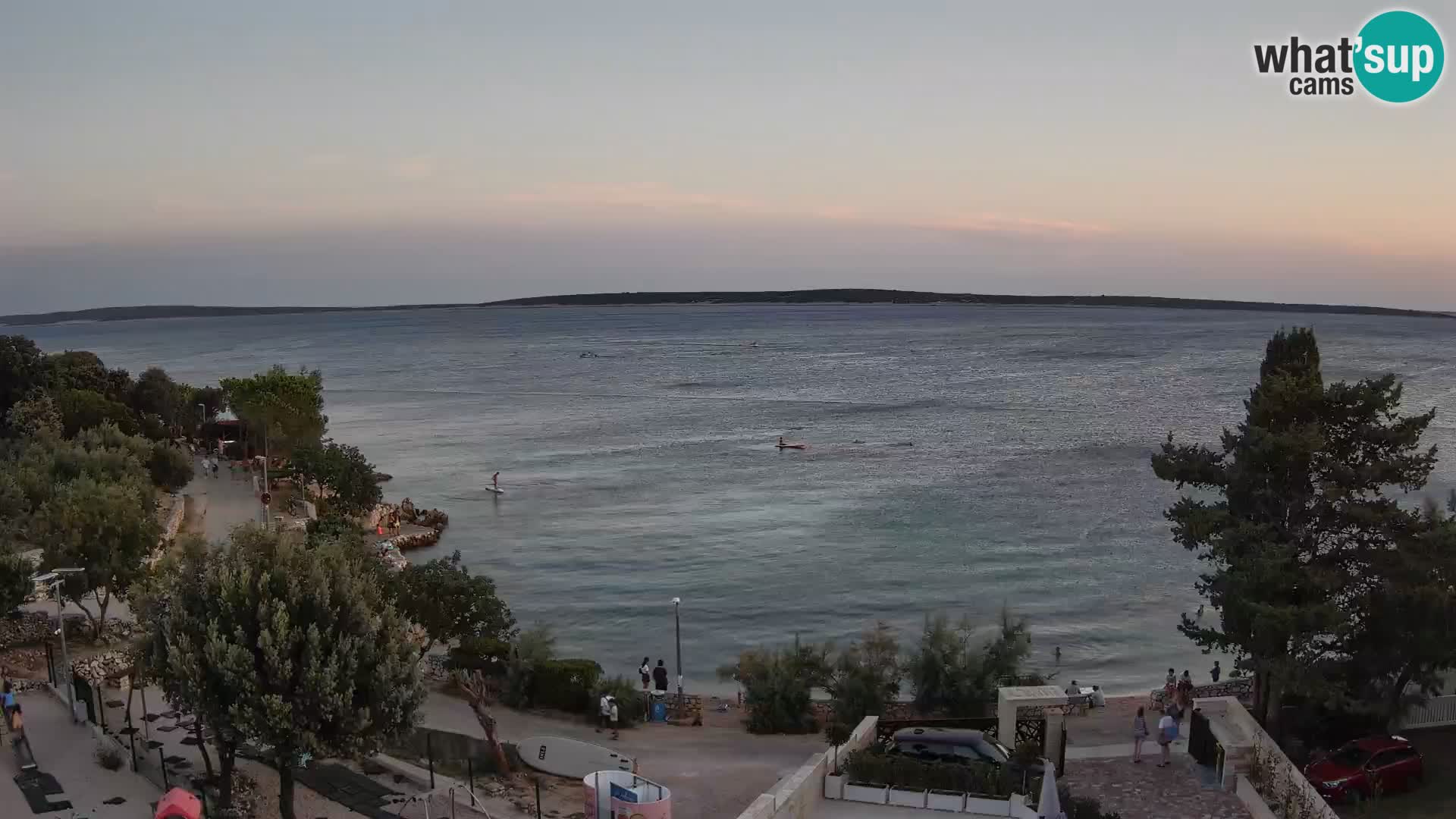 Webcam Plaža Male Mandre – Diretta dalla spiaggia sull’isola di Pag