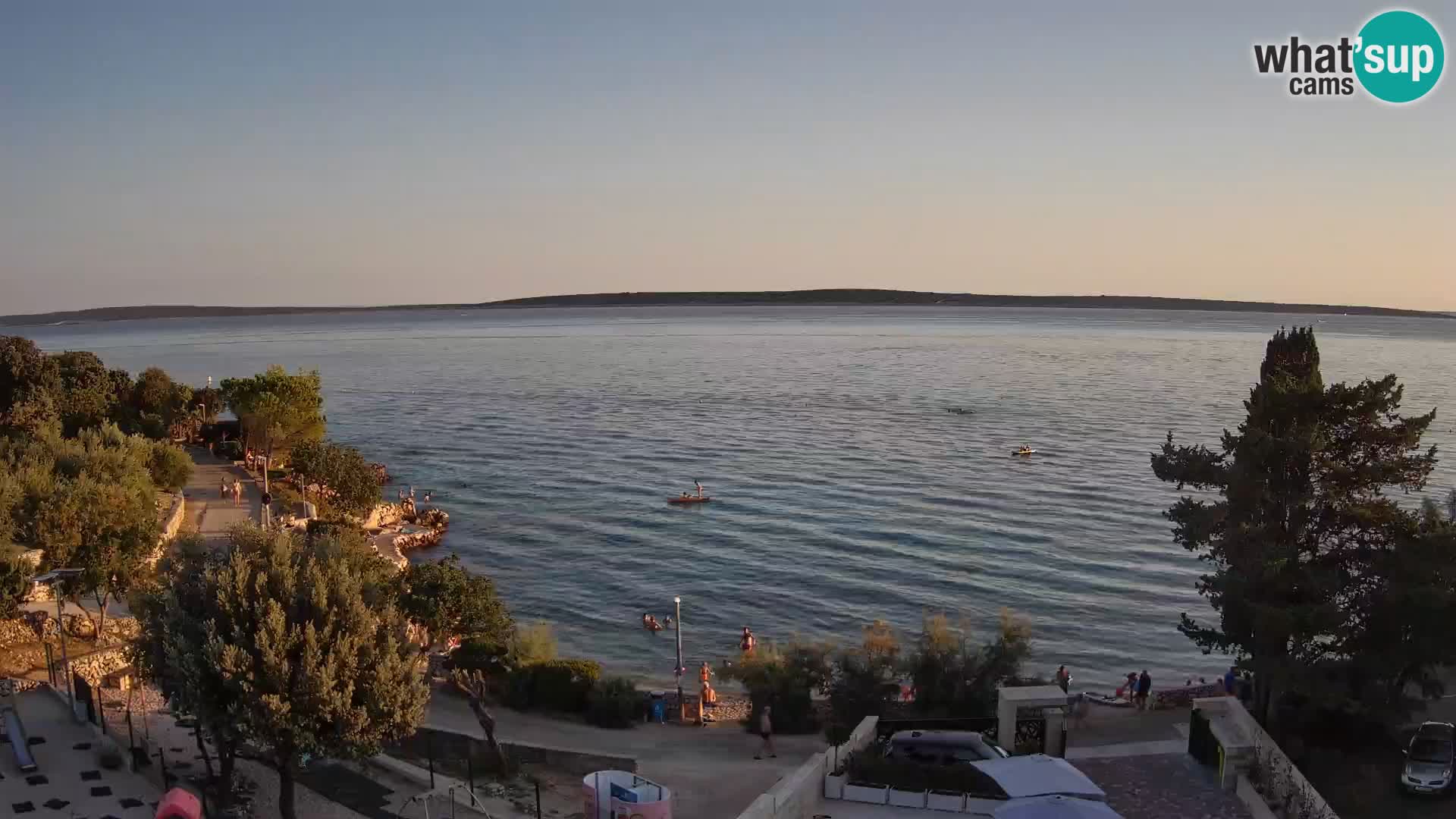 Webcam Plaža Male Mandre – Live View from Pag Island