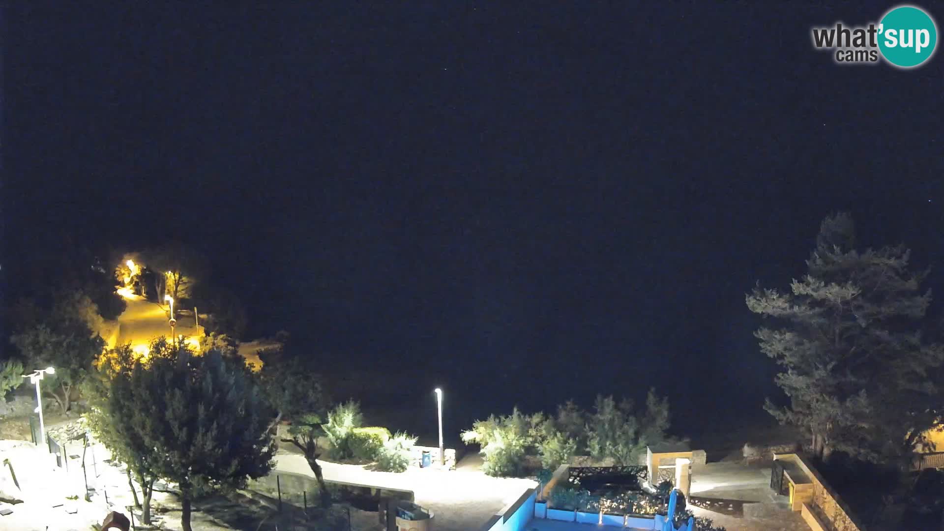 Webcam Plaža Male Mandre – Live View from Pag Island