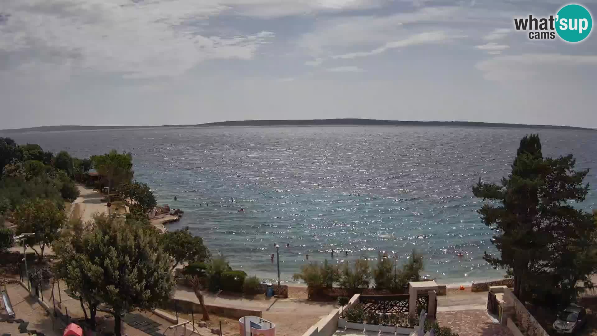 Webcam Playa Male Mandre en directo – Isla de Pag