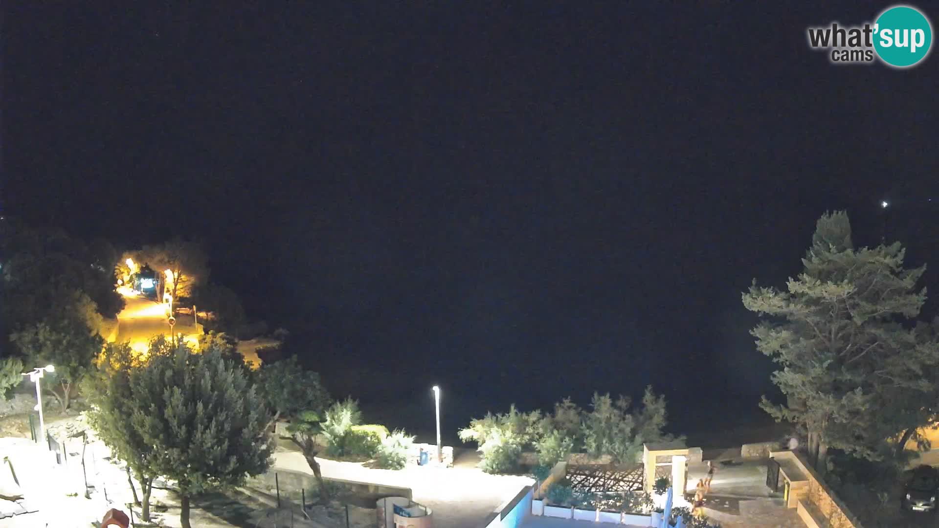 Webcam Strand Male Mandre – Liveblick von der Insel Pag
