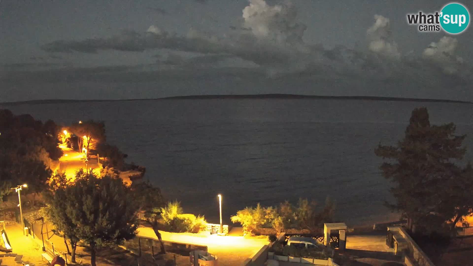 Webcam Plaža Male Mandre – Live View from Pag Island