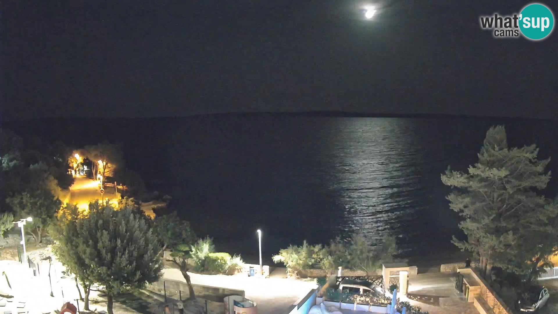 Webcam Plaža Male Mandre – Diretta dalla spiaggia sull’isola di Pag