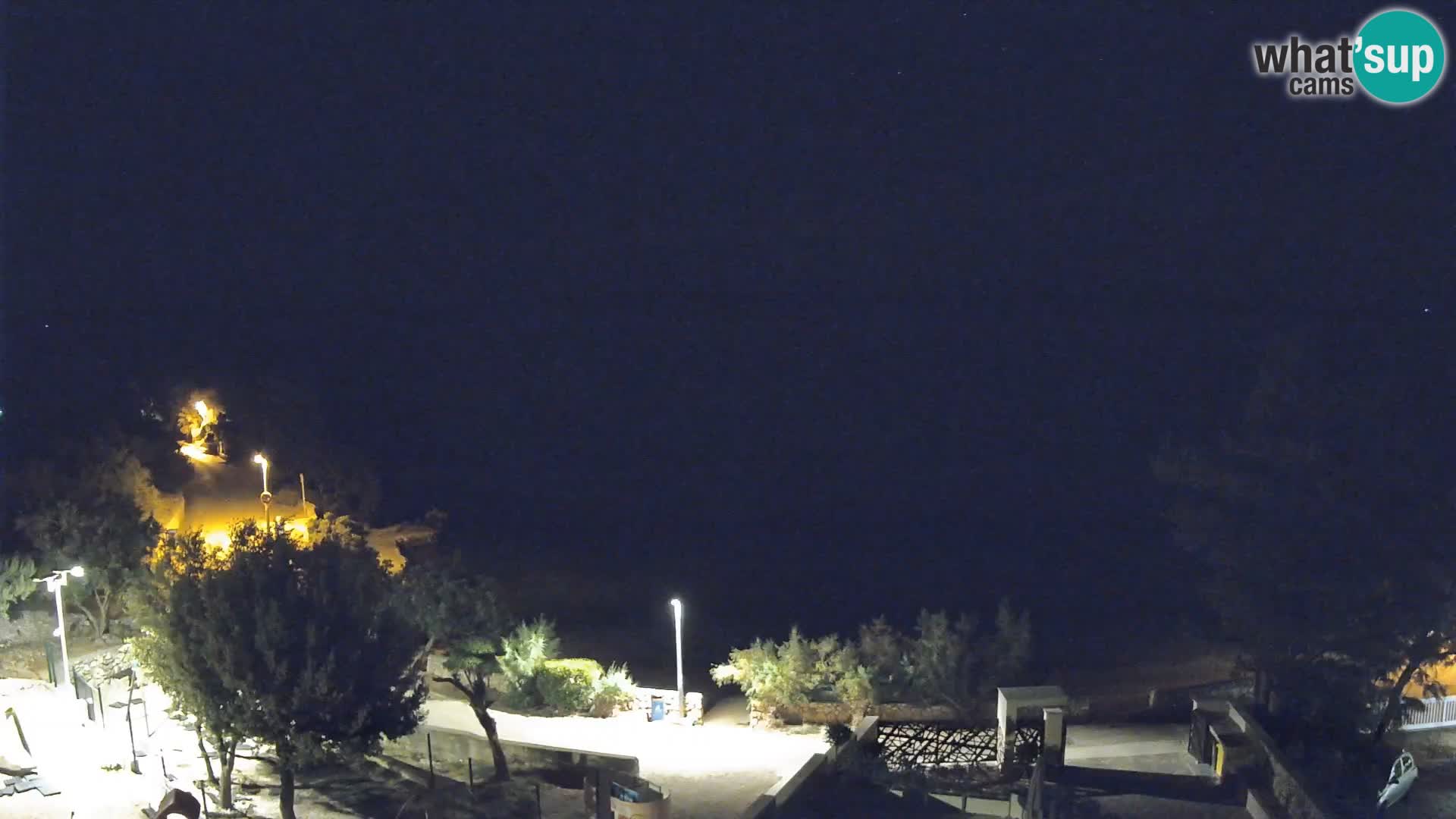 Webcam Plaža Male Mandre – Live View from Pag Island