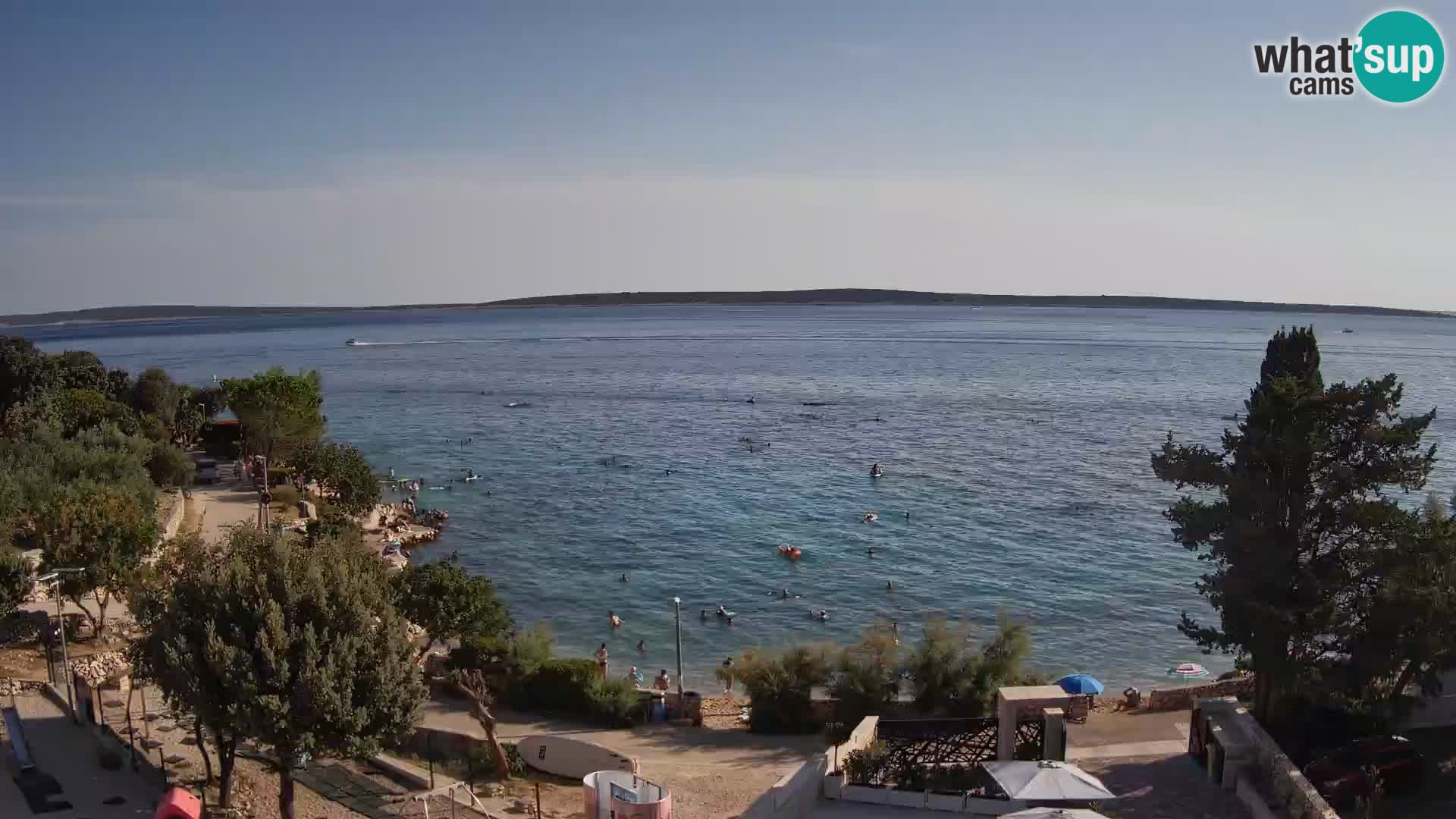 Webcam Plaža Male Mandre – Live View from Pag Island