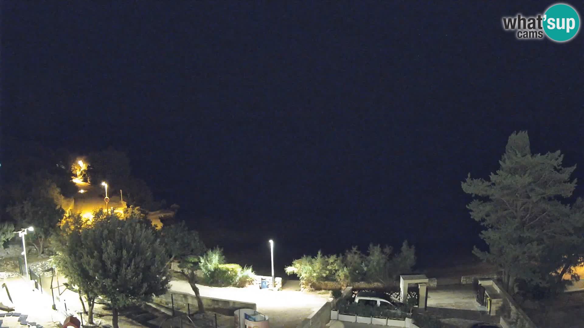 Webcam Plaža Male Mandre – Live View from Pag Island