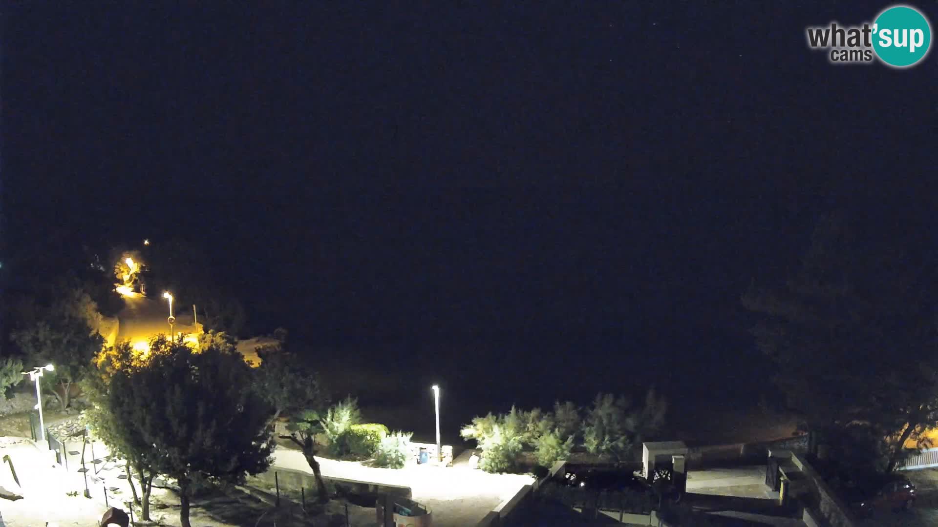 Webcam Strand Male Mandre – Liveblick von der Insel Pag