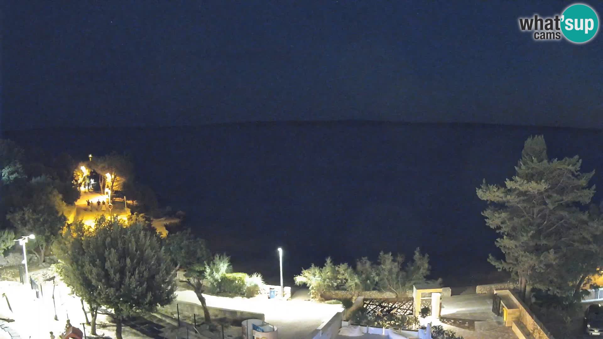 Webcam Plaža Male Mandre – Diretta dalla spiaggia sull’isola di Pag