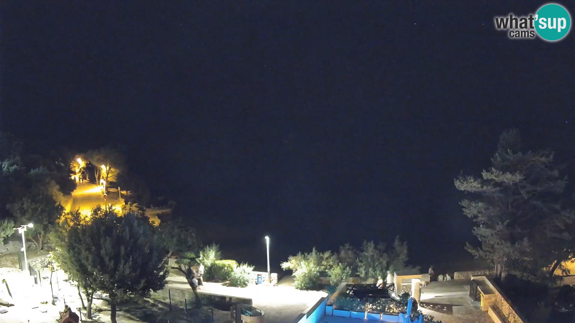 Webcam Plaža Male Mandre – Live View from Pag Island