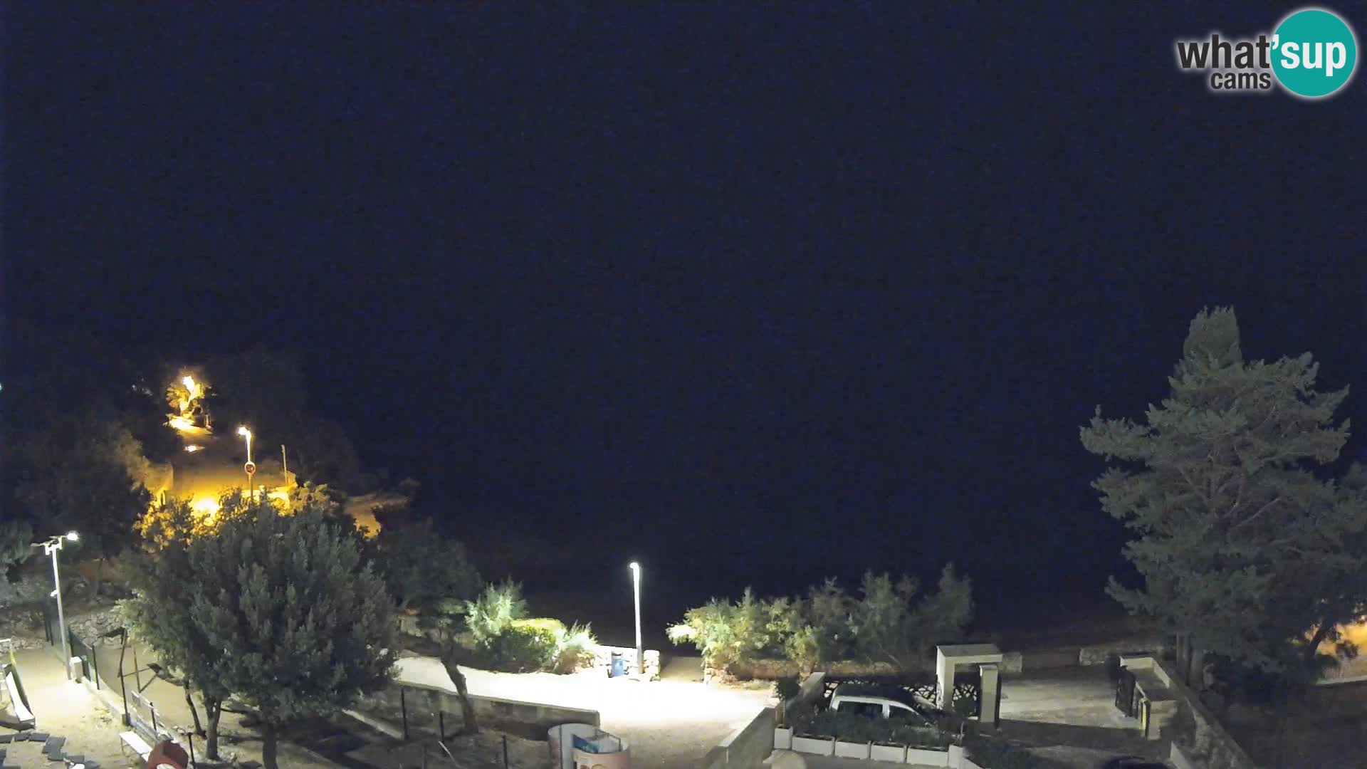 Webcam Plaža Male Mandre – Live View from Pag Island