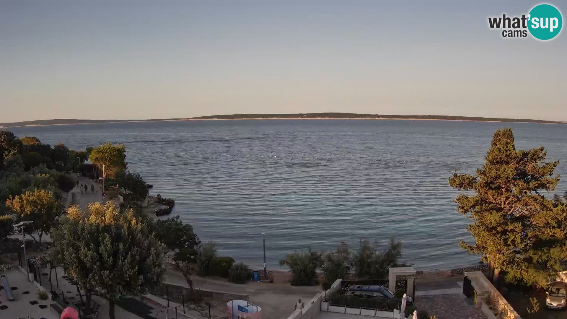 Webcam Plaža Male Mandre – Live View from Pag Island