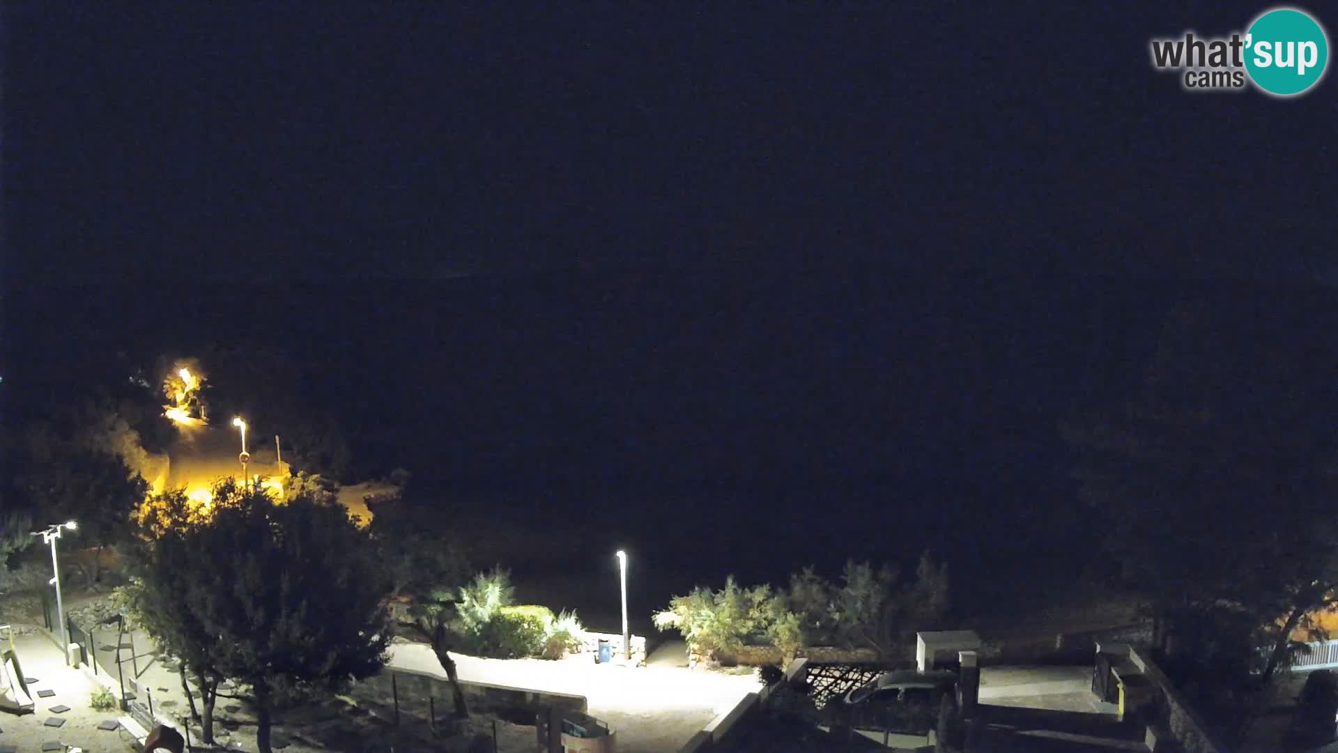 Webcam Plaža Male Mandre – Live View from Pag Island