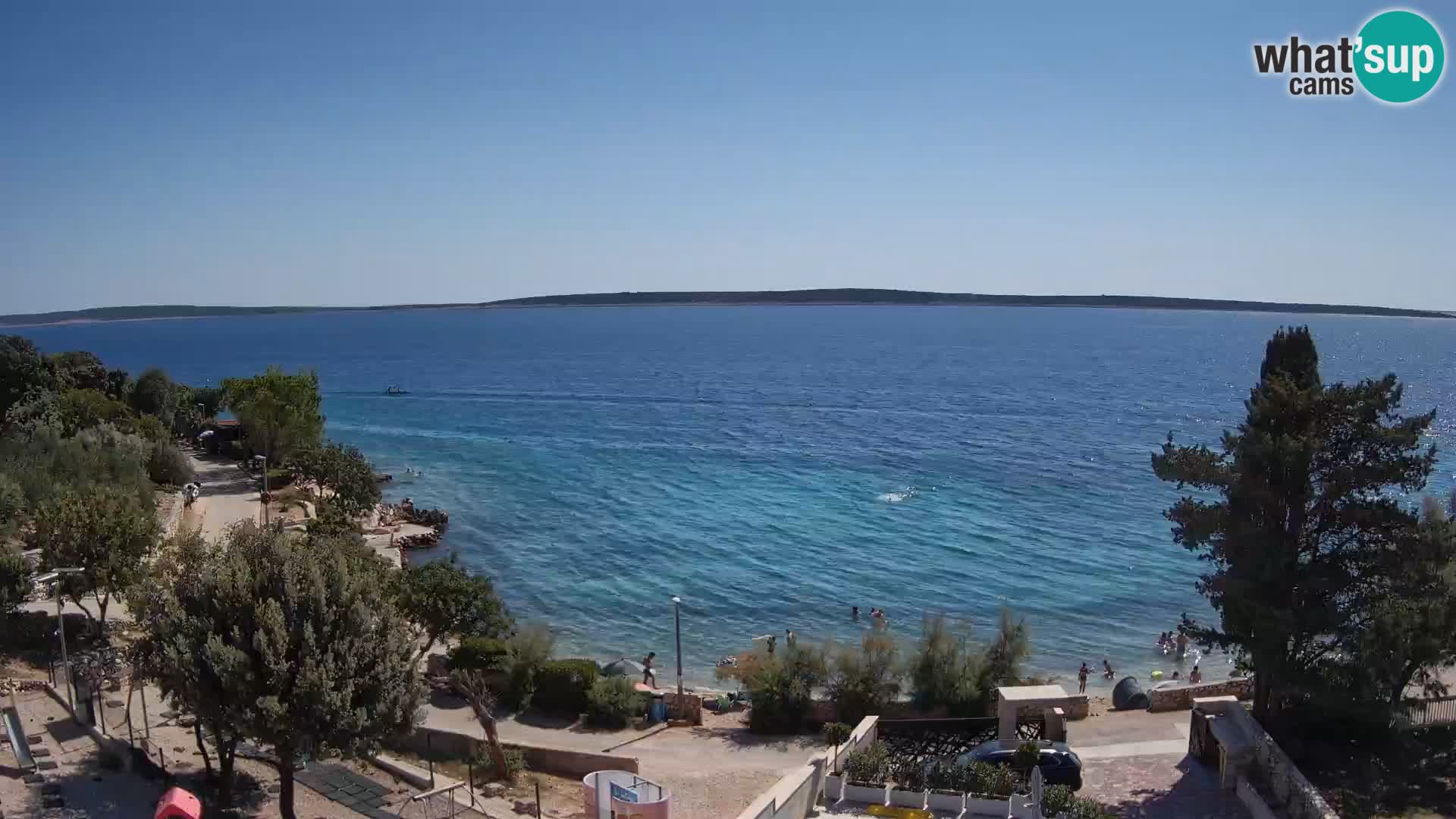 Webcam Playa Male Mandre en directo – Isla de Pag