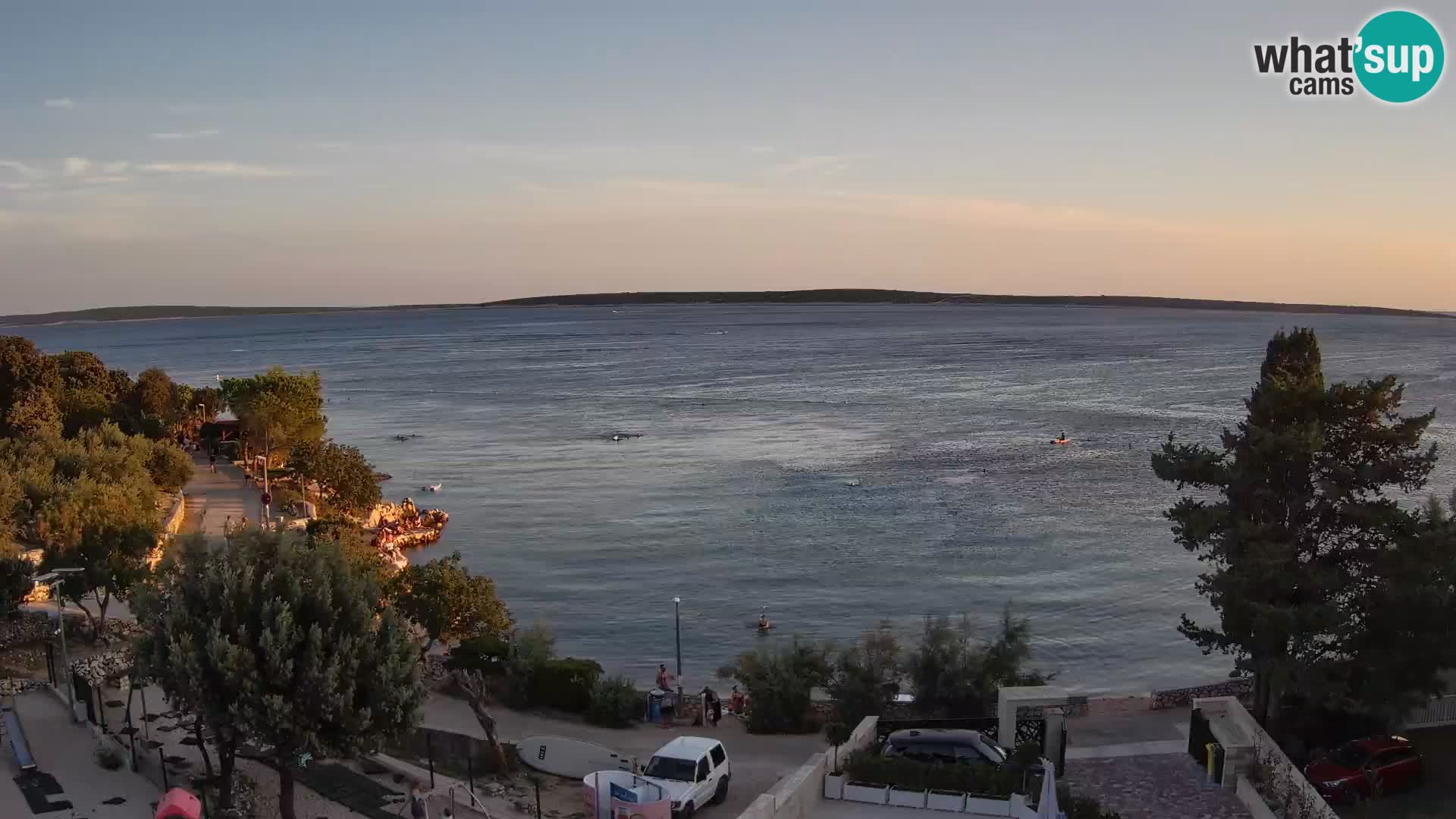 Webcam Plaža Male Mandre – Live View from Pag Island