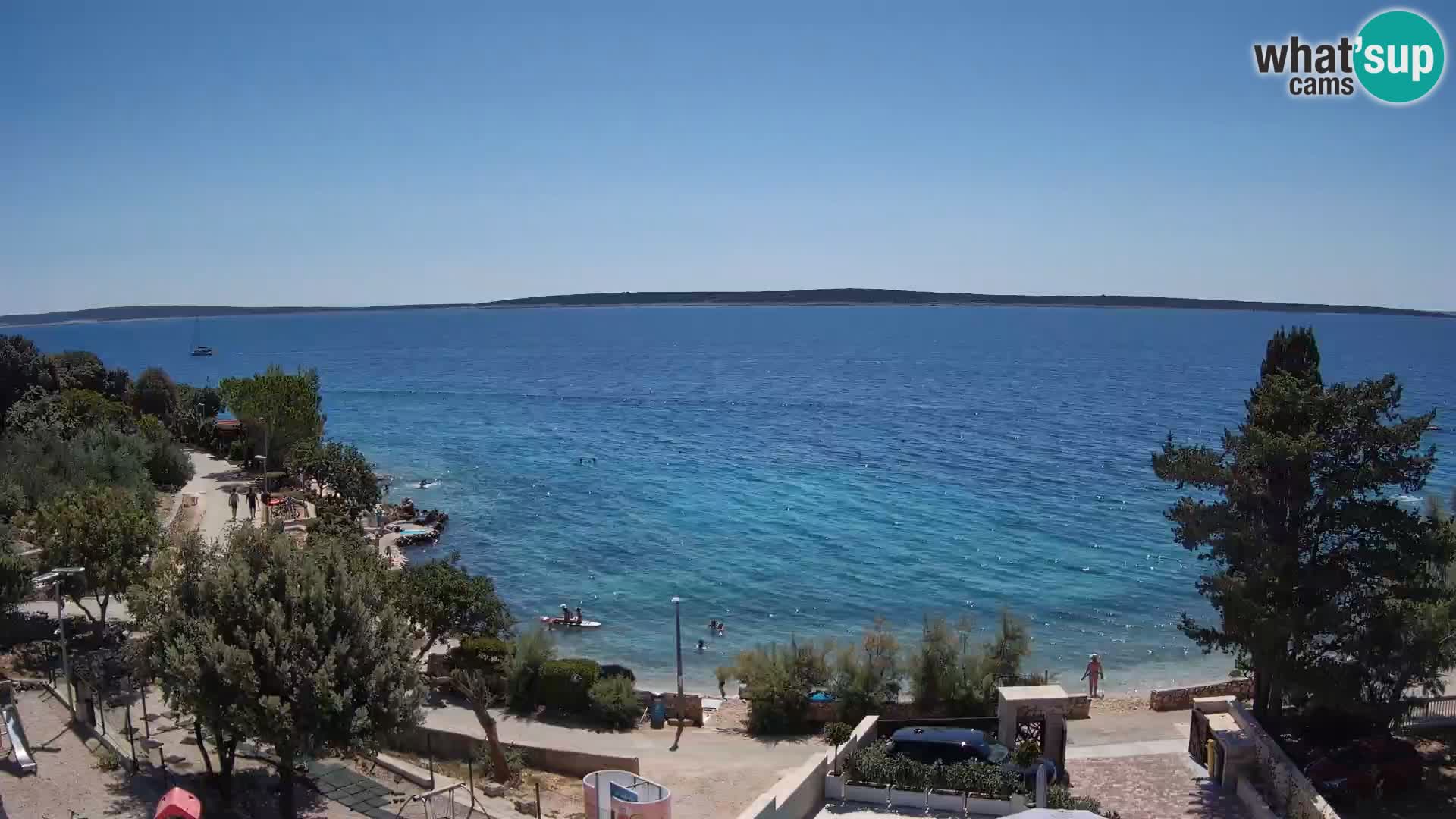 Webcam Playa Male Mandre en directo – Isla de Pag