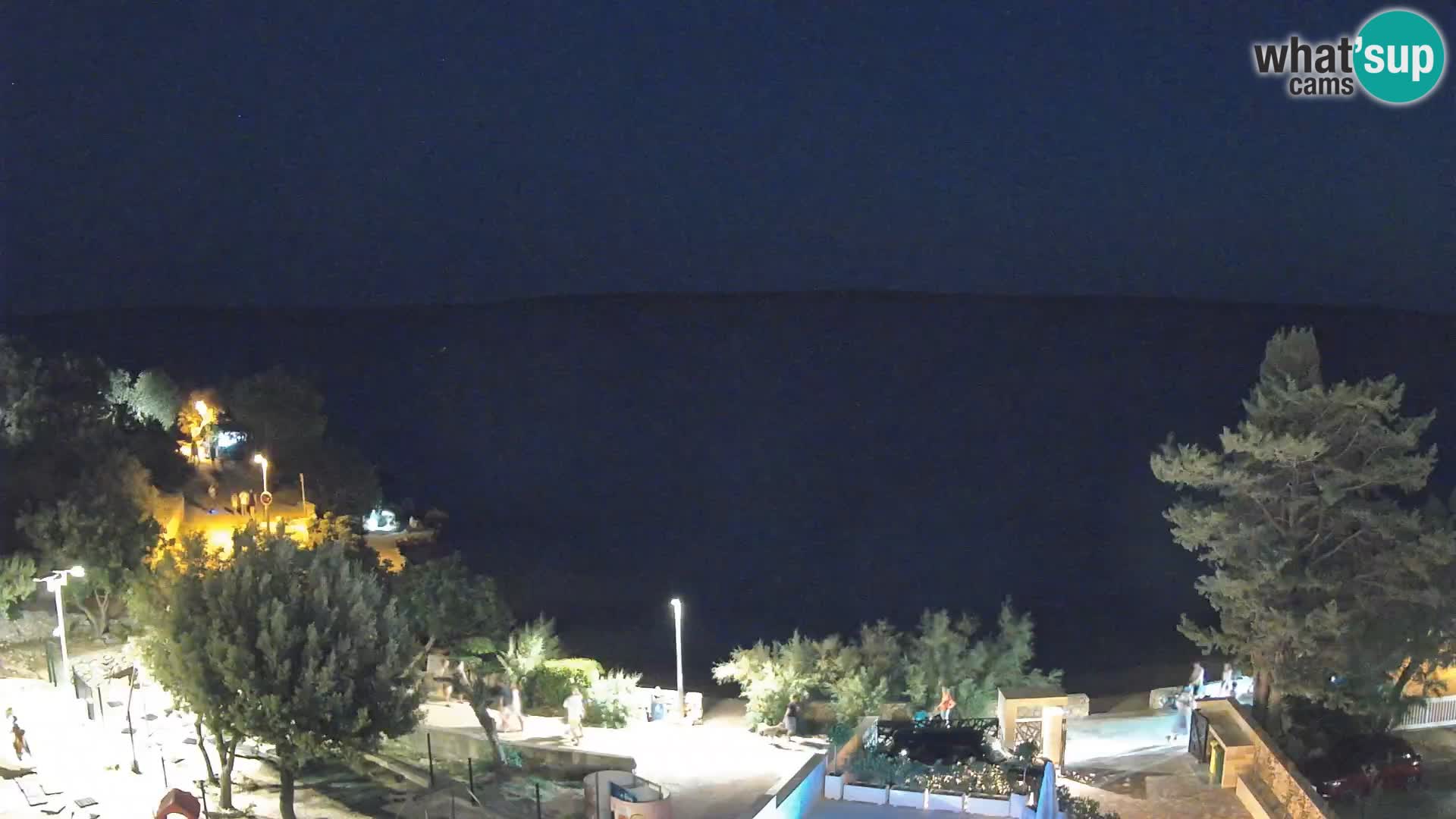 Webcam Plaža Male Mandre – Live View from Pag Island