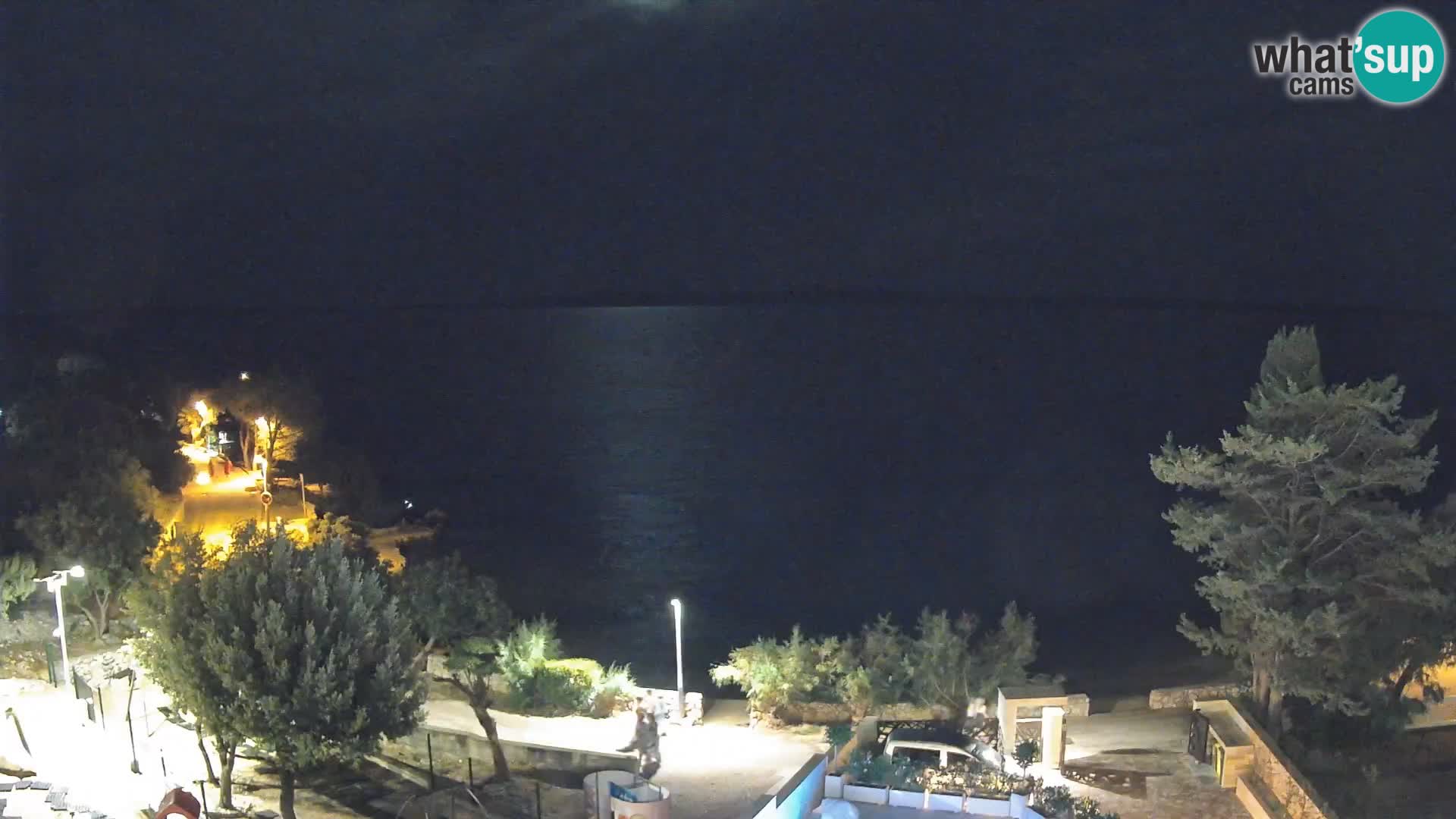 Webcam Strand Male Mandre – Liveblick von der Insel Pag