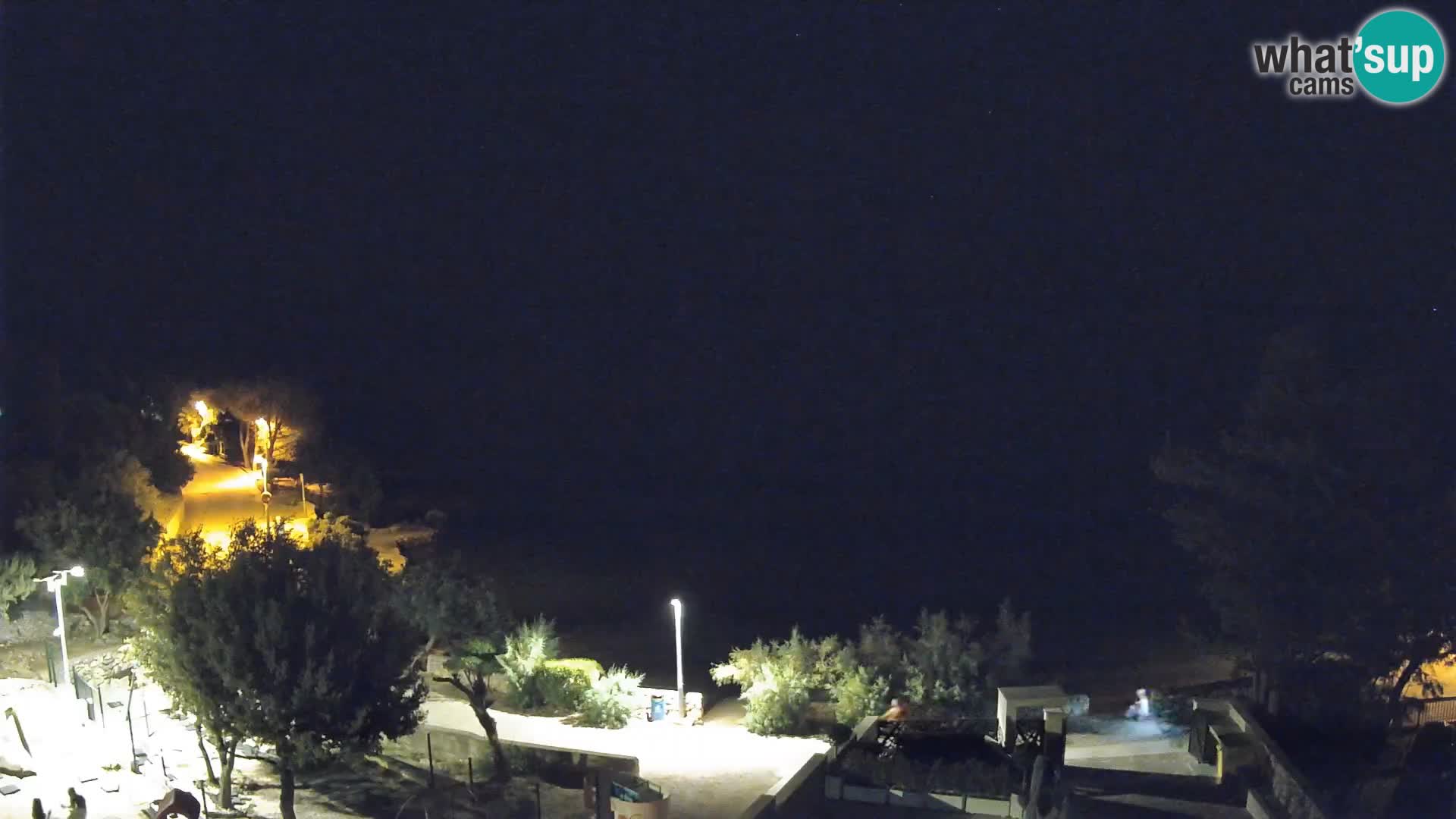 Webcam Plaža Male Mandre – Live View from Pag Island