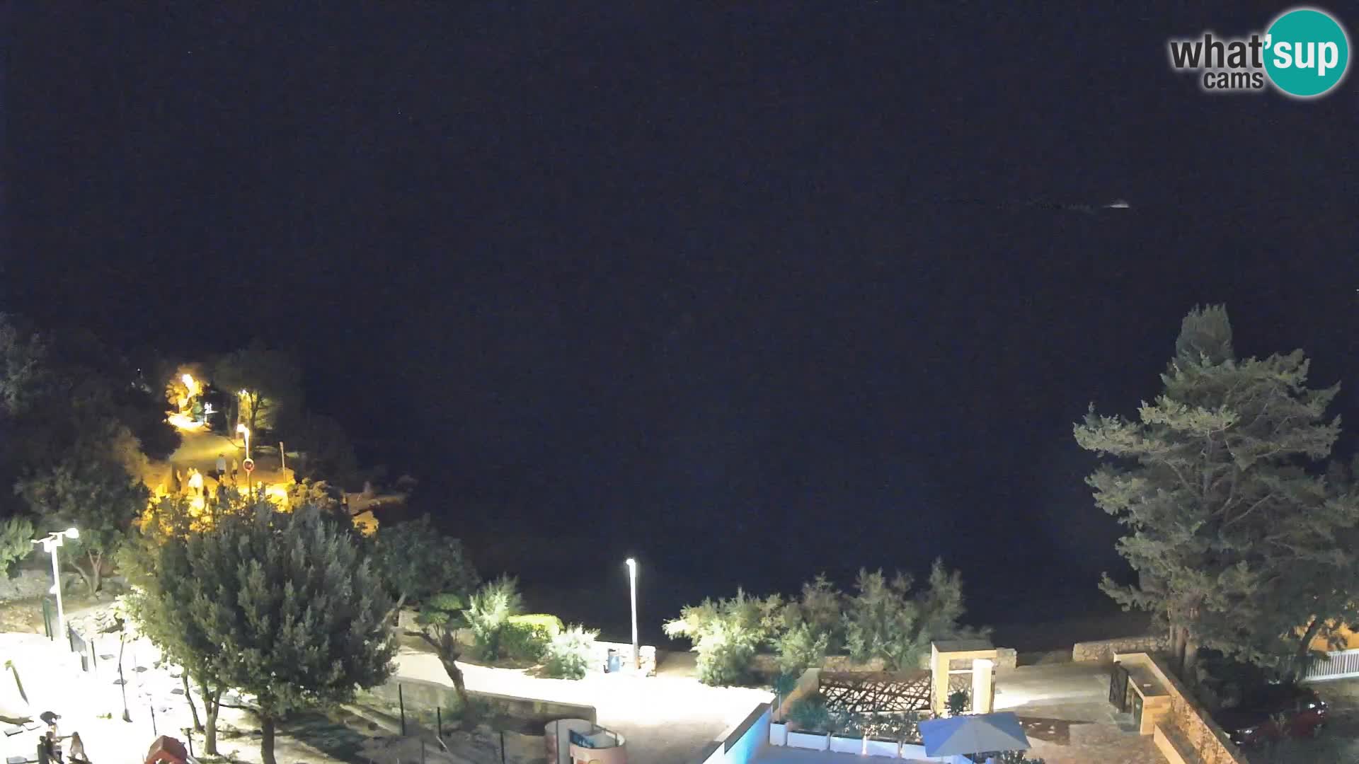 Webcam Plaža Male Mandre – Live View from Pag Island