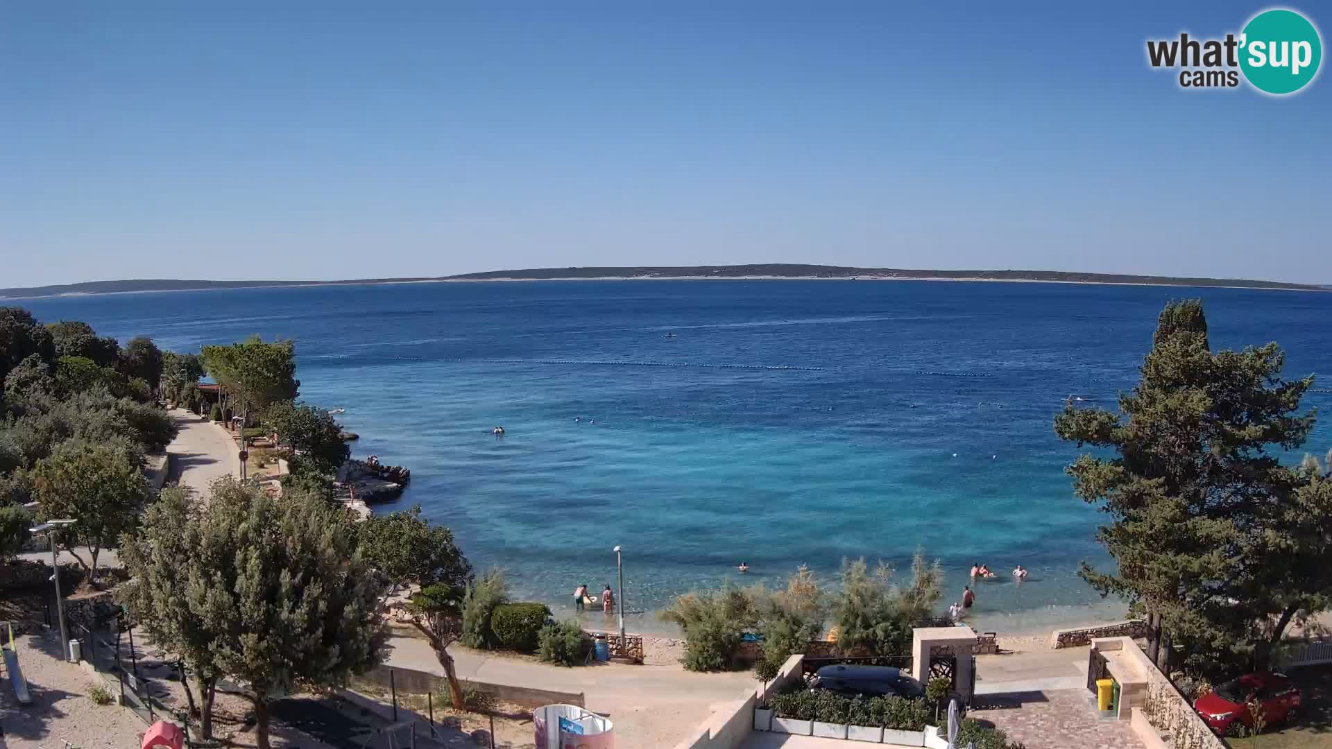 Webcam Playa Male Mandre en directo – Isla de Pag