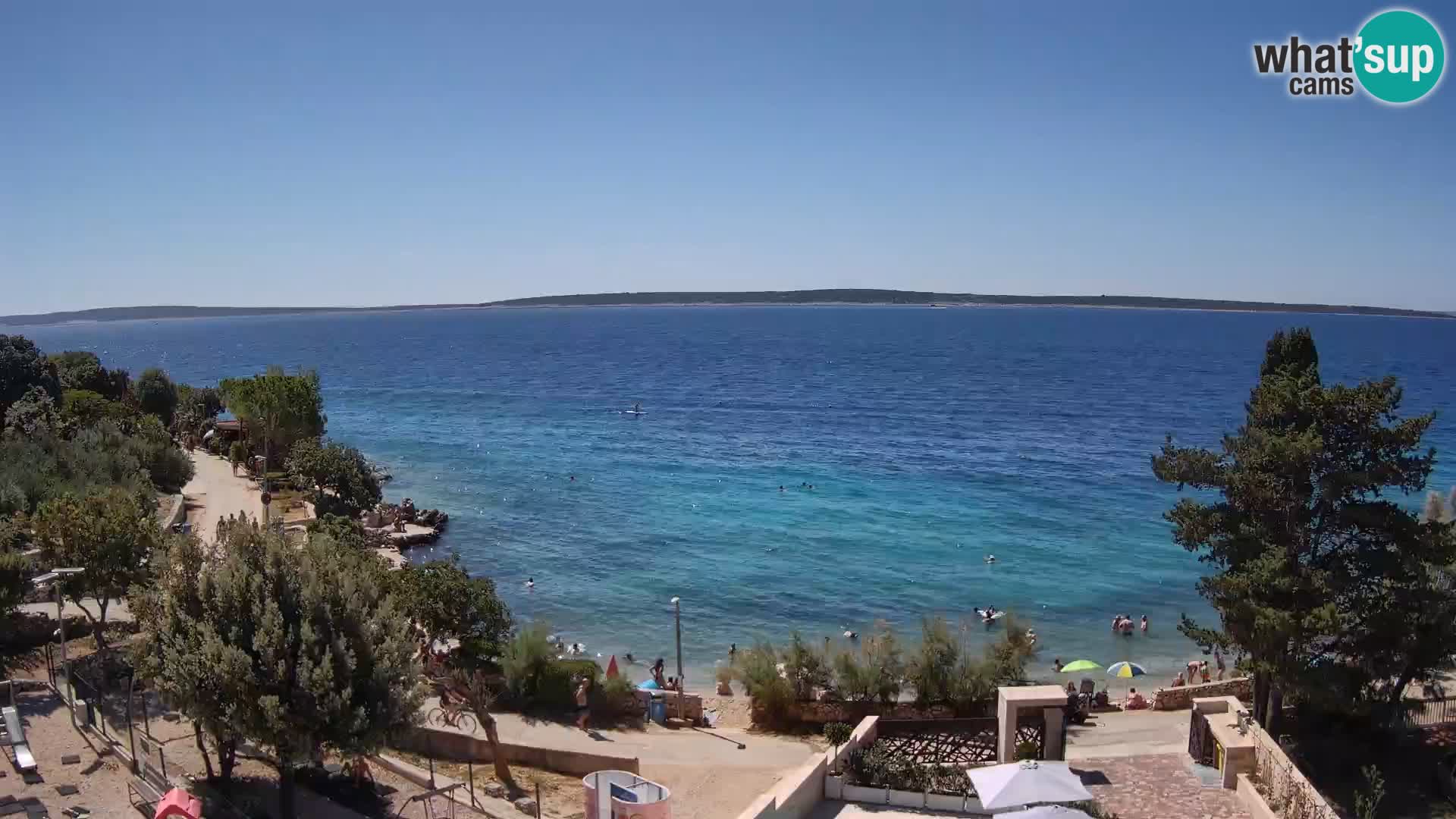 Webcam Playa Male Mandre en directo – Isla de Pag