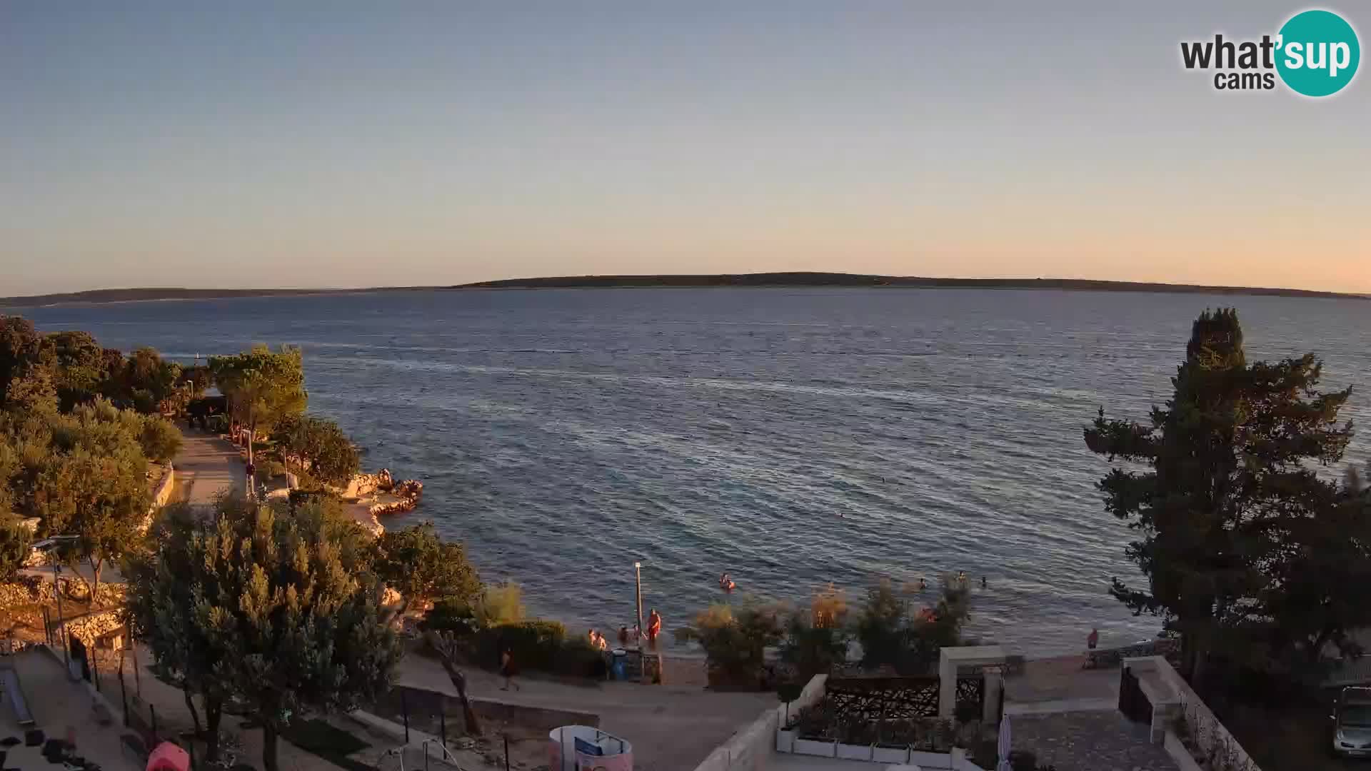 Webcam Plaža Male Mandre – Live View from Pag Island
