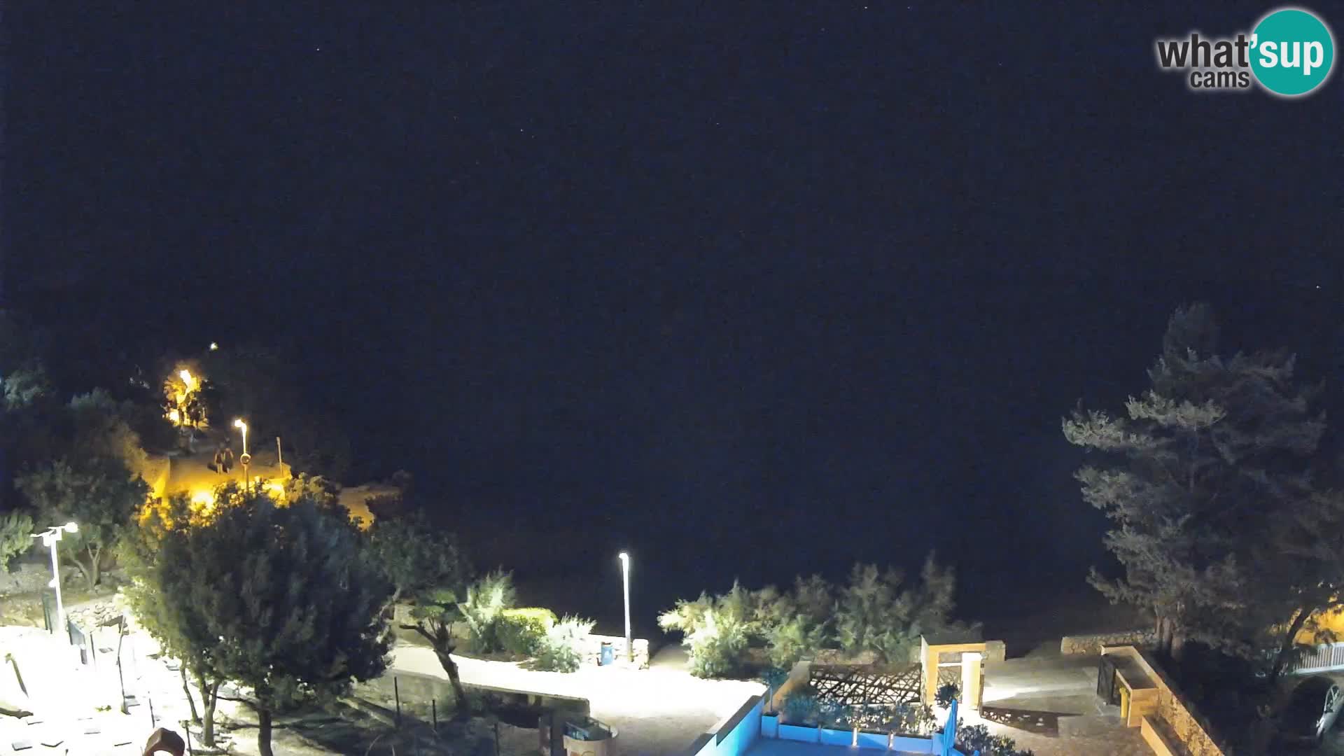 Webcam Plaža Male Mandre – Live View from Pag Island