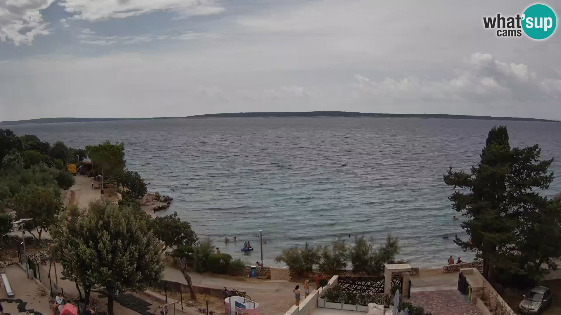 Webcam Plaža Male Mandre – Live View from Pag Island