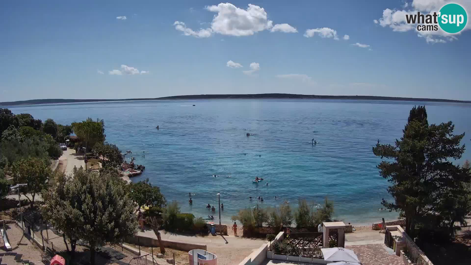 Webcam Playa Male Mandre en directo – Isla de Pag