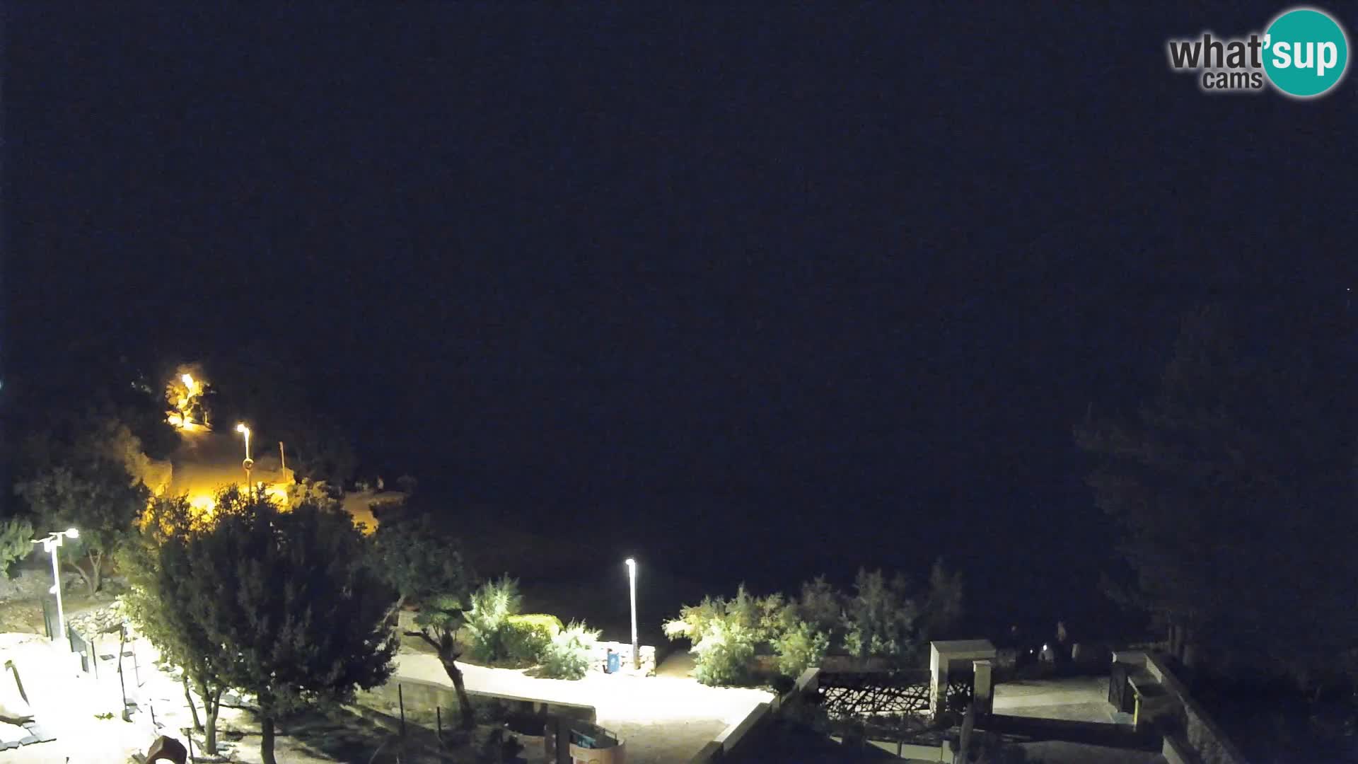 Webcam Plaža Male Mandre – Diretta dalla spiaggia sull’isola di Pag