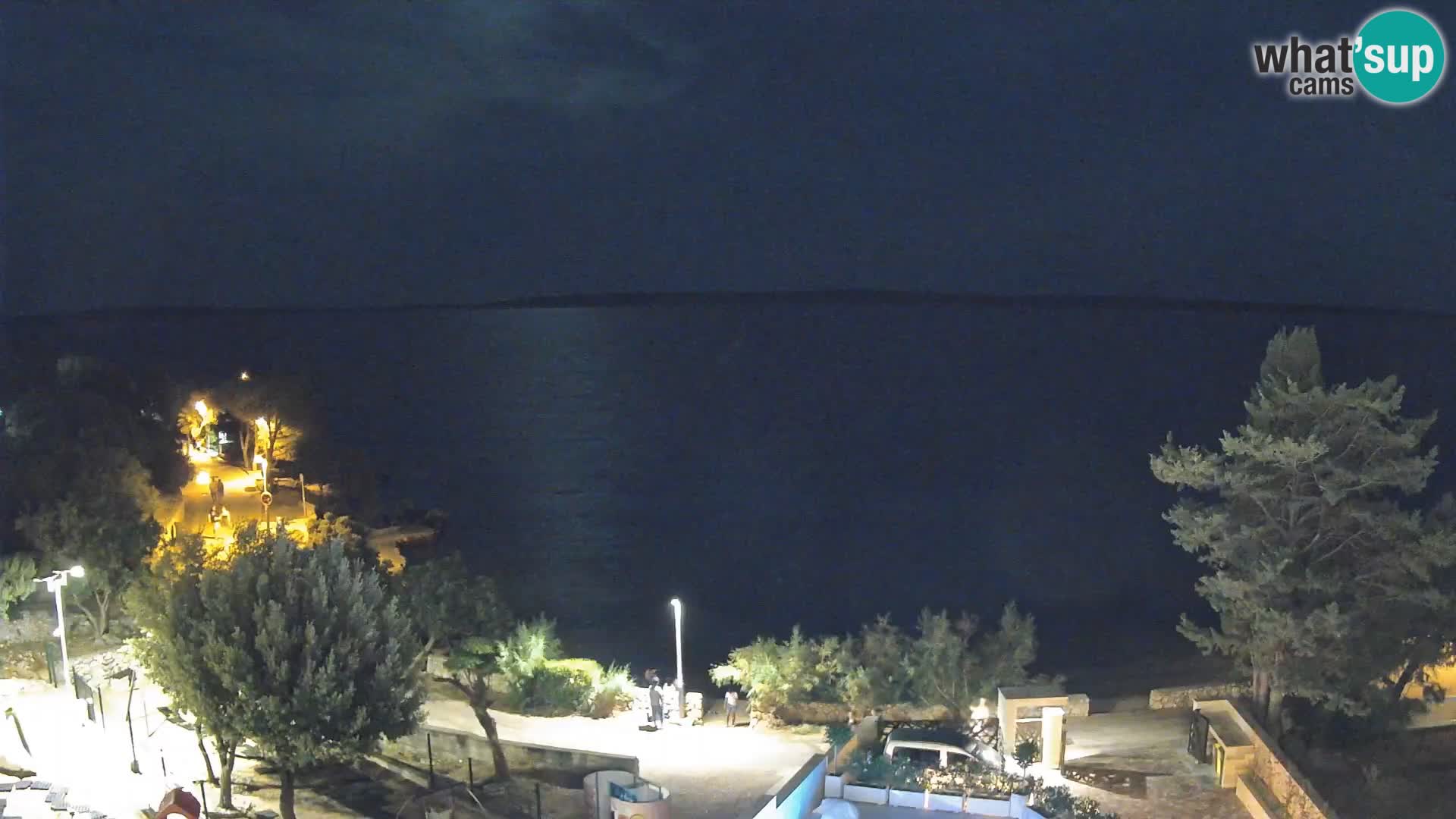 Webcam Plaža Male Mandre – Live View from Pag Island