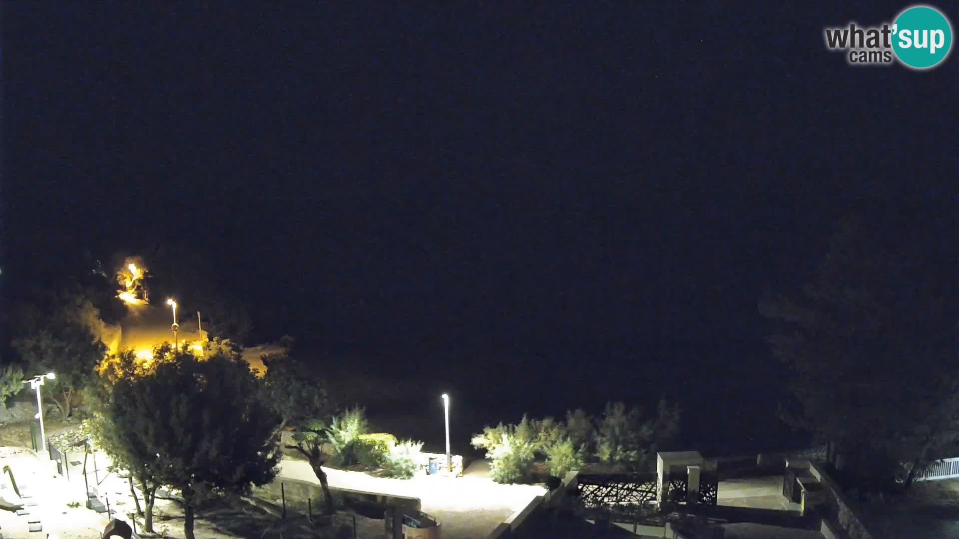 Webcam Strand Male Mandre – Liveblick von der Insel Pag