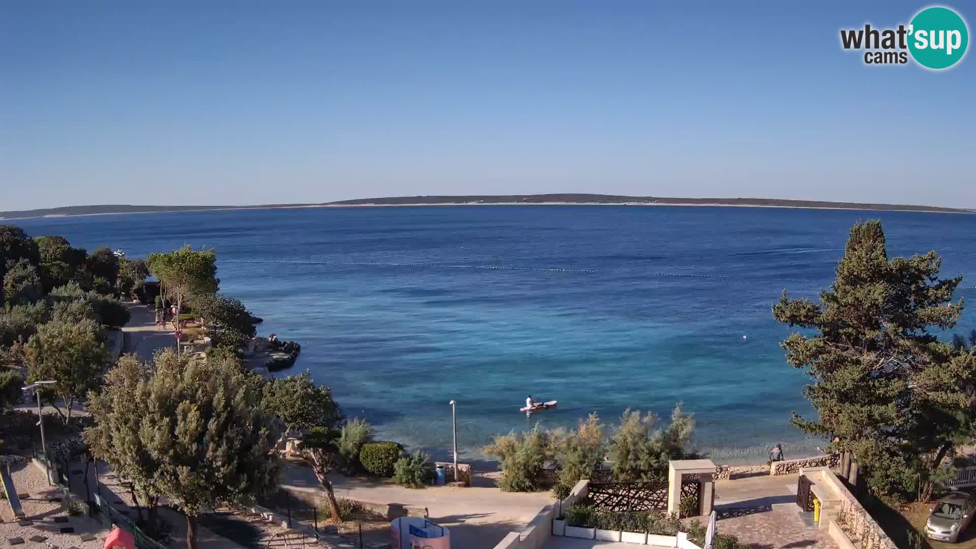 Webcam Playa Male Mandre en directo – Isla de Pag